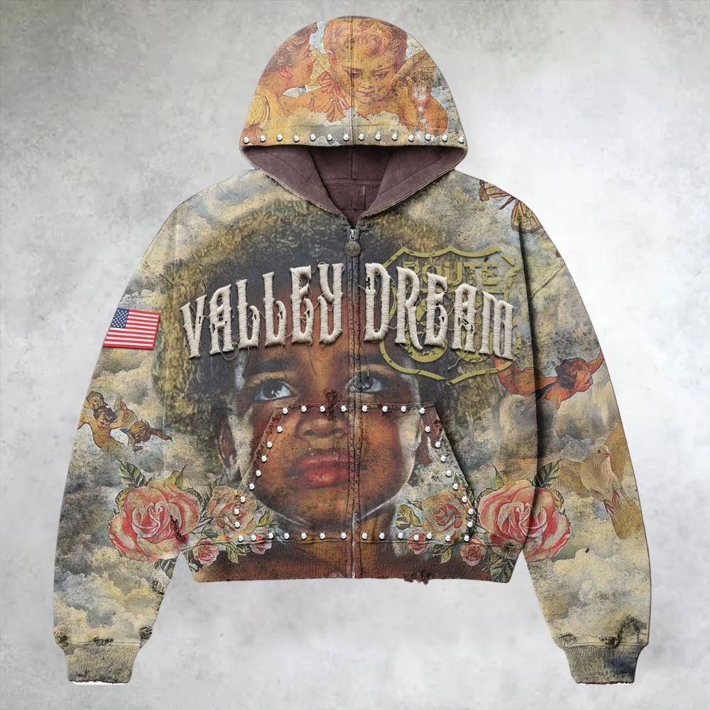 Angel Street Zip-Up Hoodie