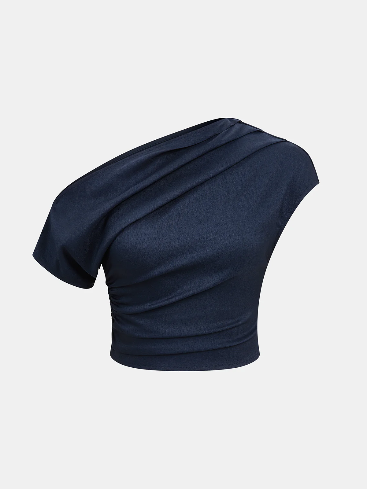 One-Shoulder Top & Wide-Leg Pants Set