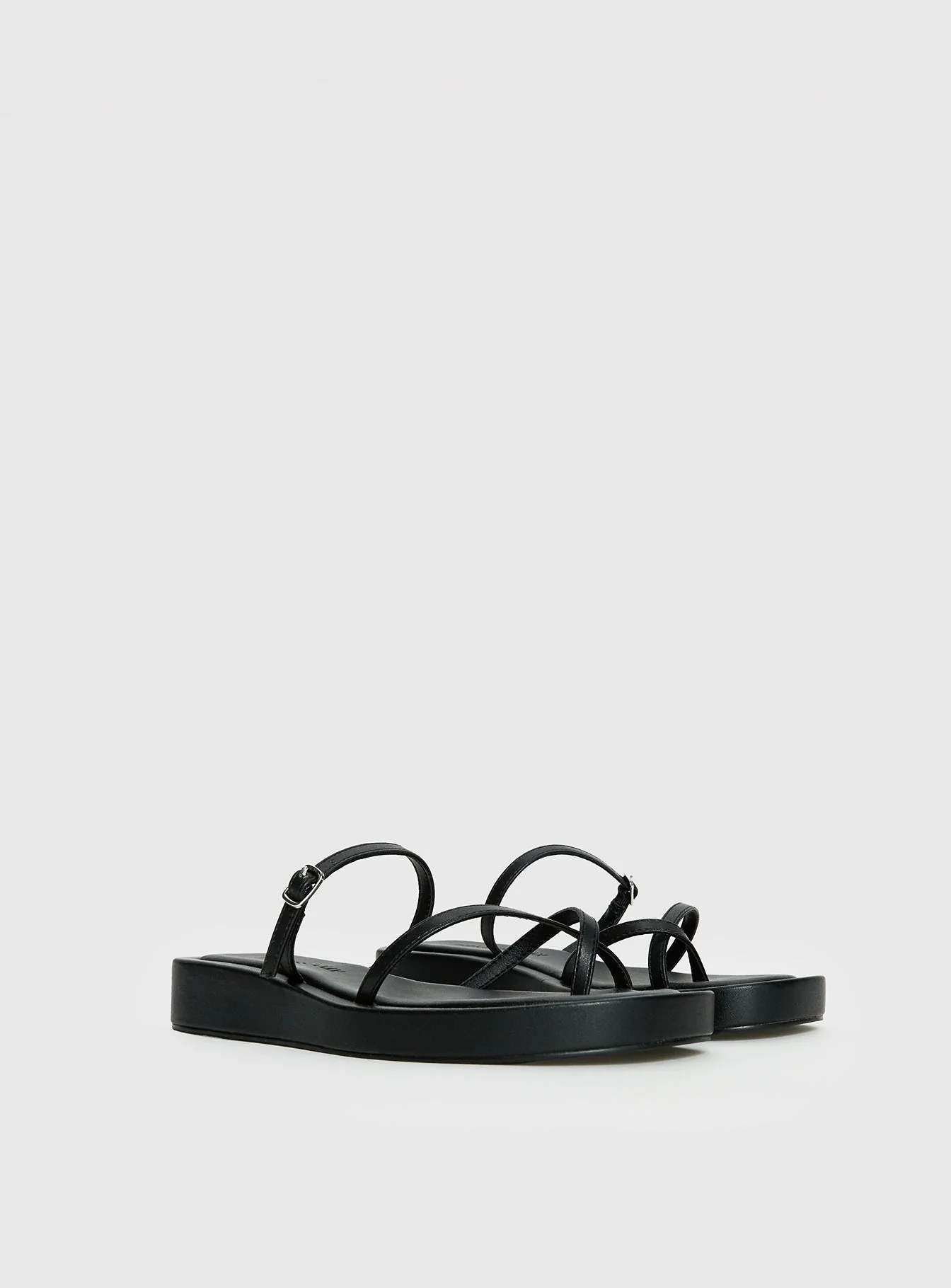 Riki Mini Belt Sandals Black