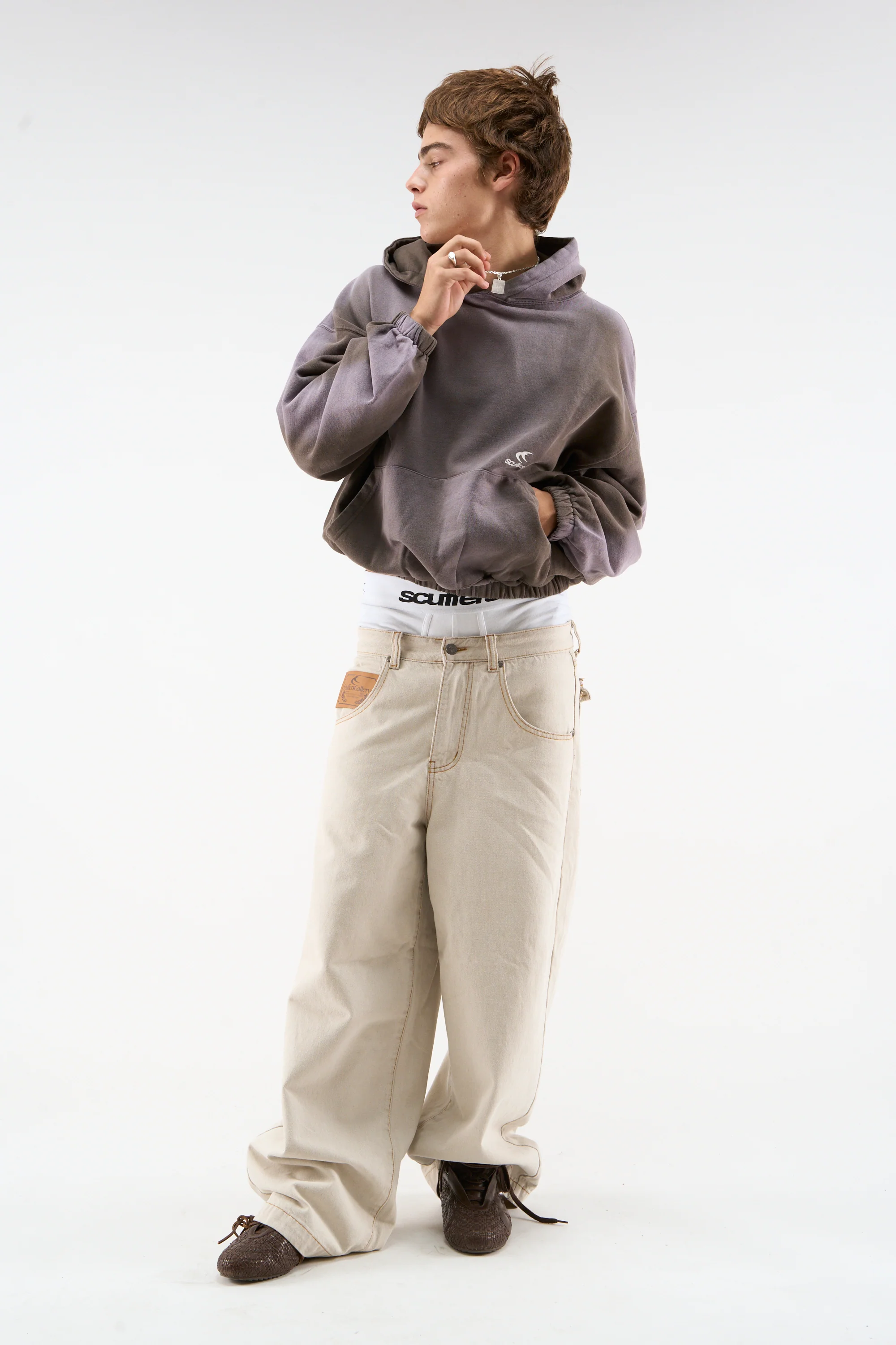 Atica Light Brown Hoodie