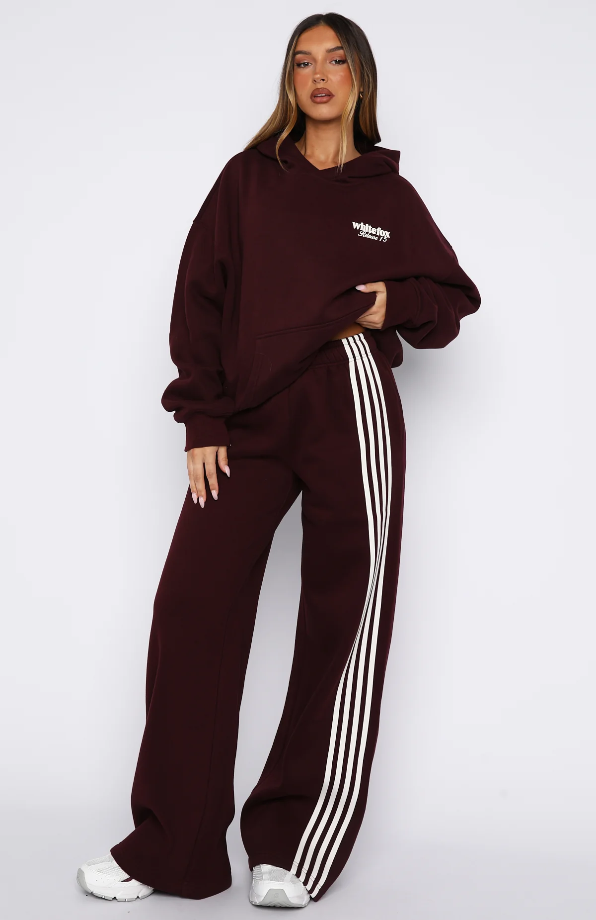 Release 15 Asalia Wide Leg Sweatpants Plum