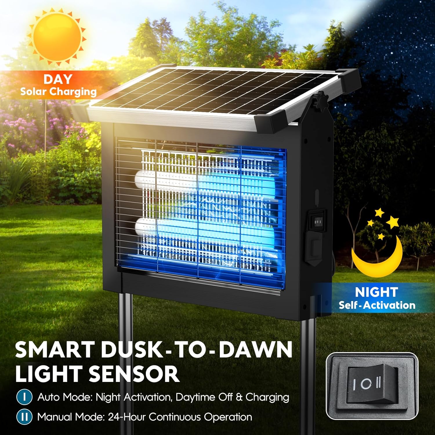 Solar Bug Zapper Outdoor