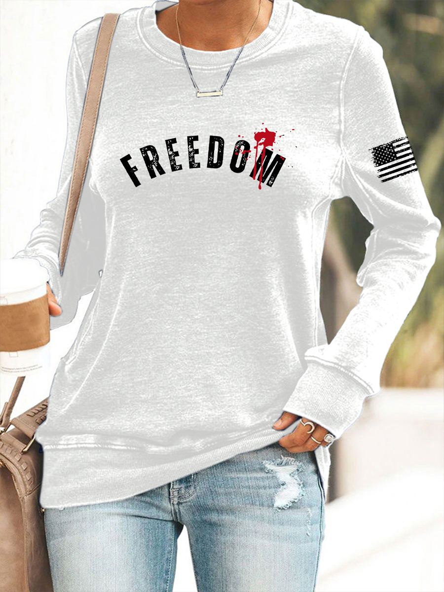 Women's Freedom Is Not Free R.I.P Charlie Kirk  Sweatshirt