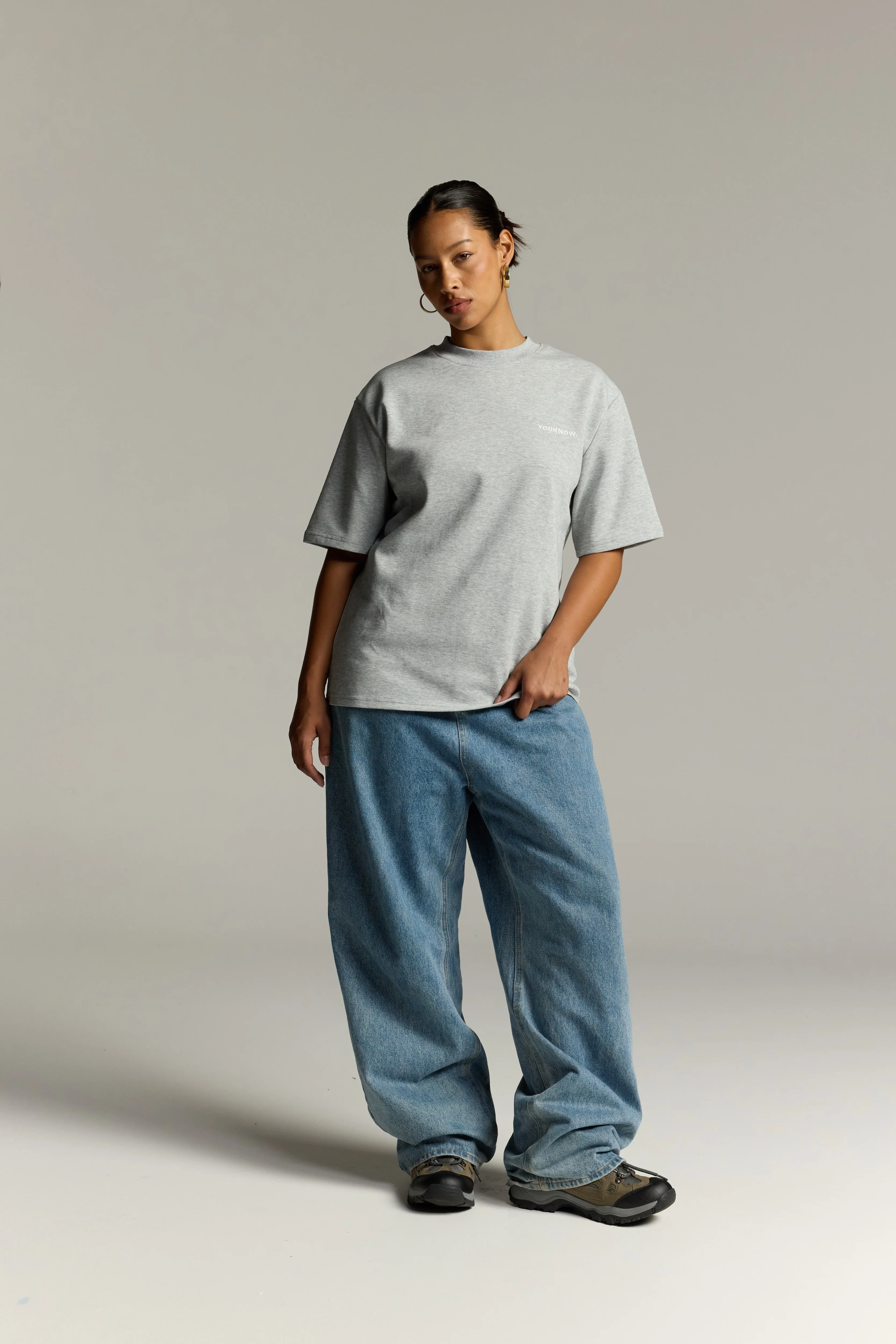 Core Standard Heavyweight Tee | Heather Grey