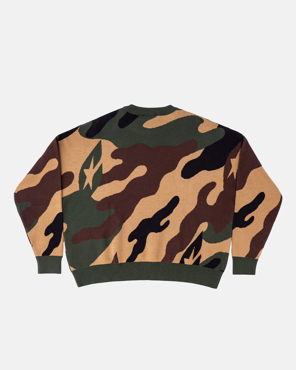 MILITARY KNIT GREEN CAMO