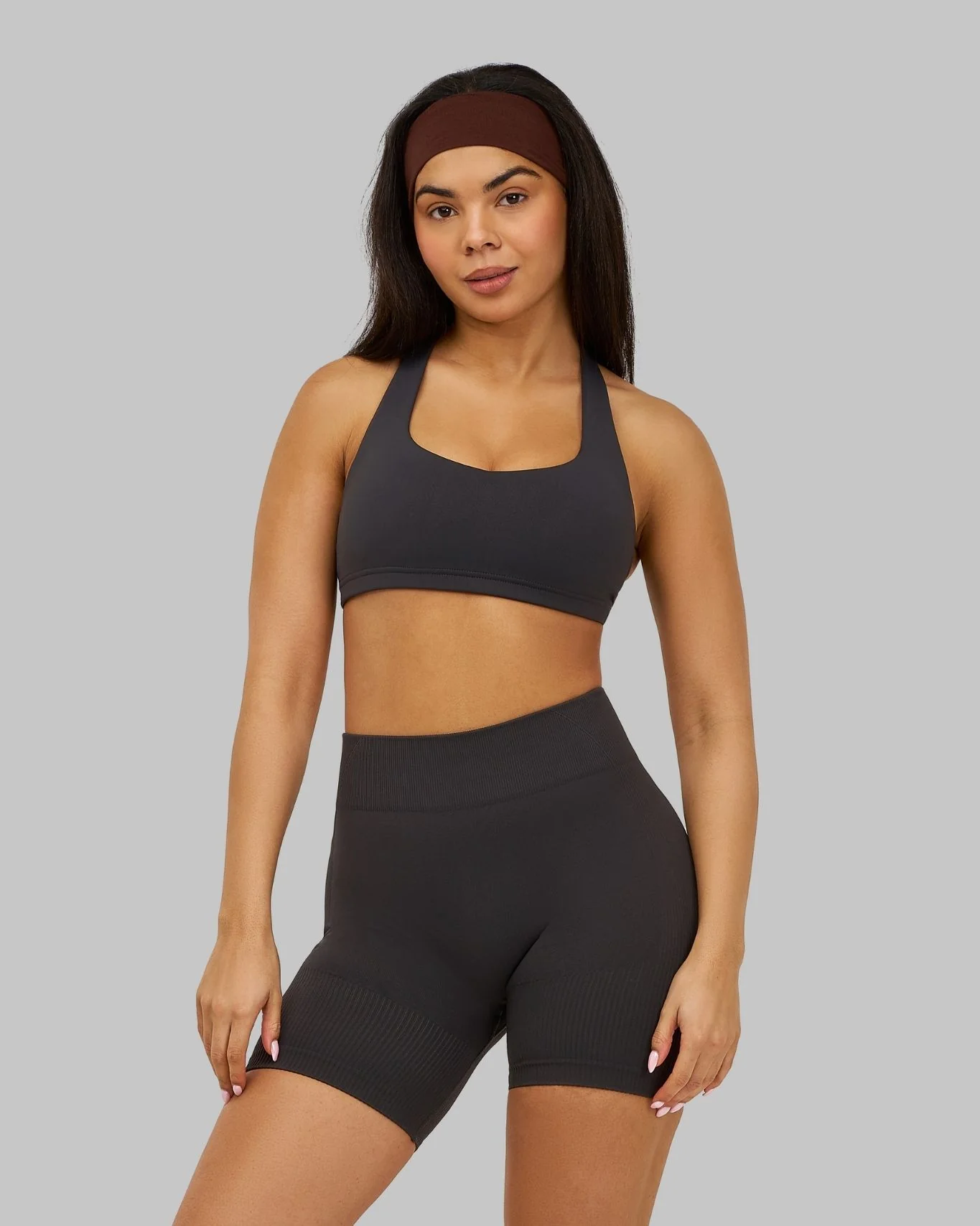 Elevate™ Sculpting Medium Impact Multiway Bra | Charcoal Grey