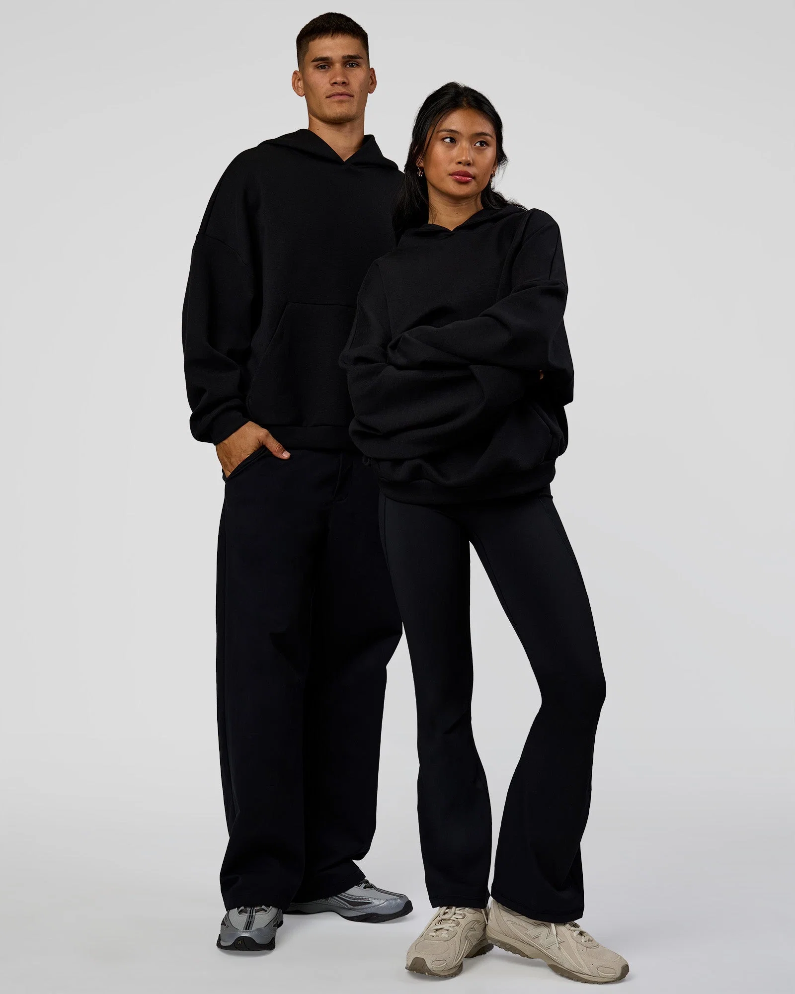 AfterDark ZeroCrease Oversized Hoodie - Black