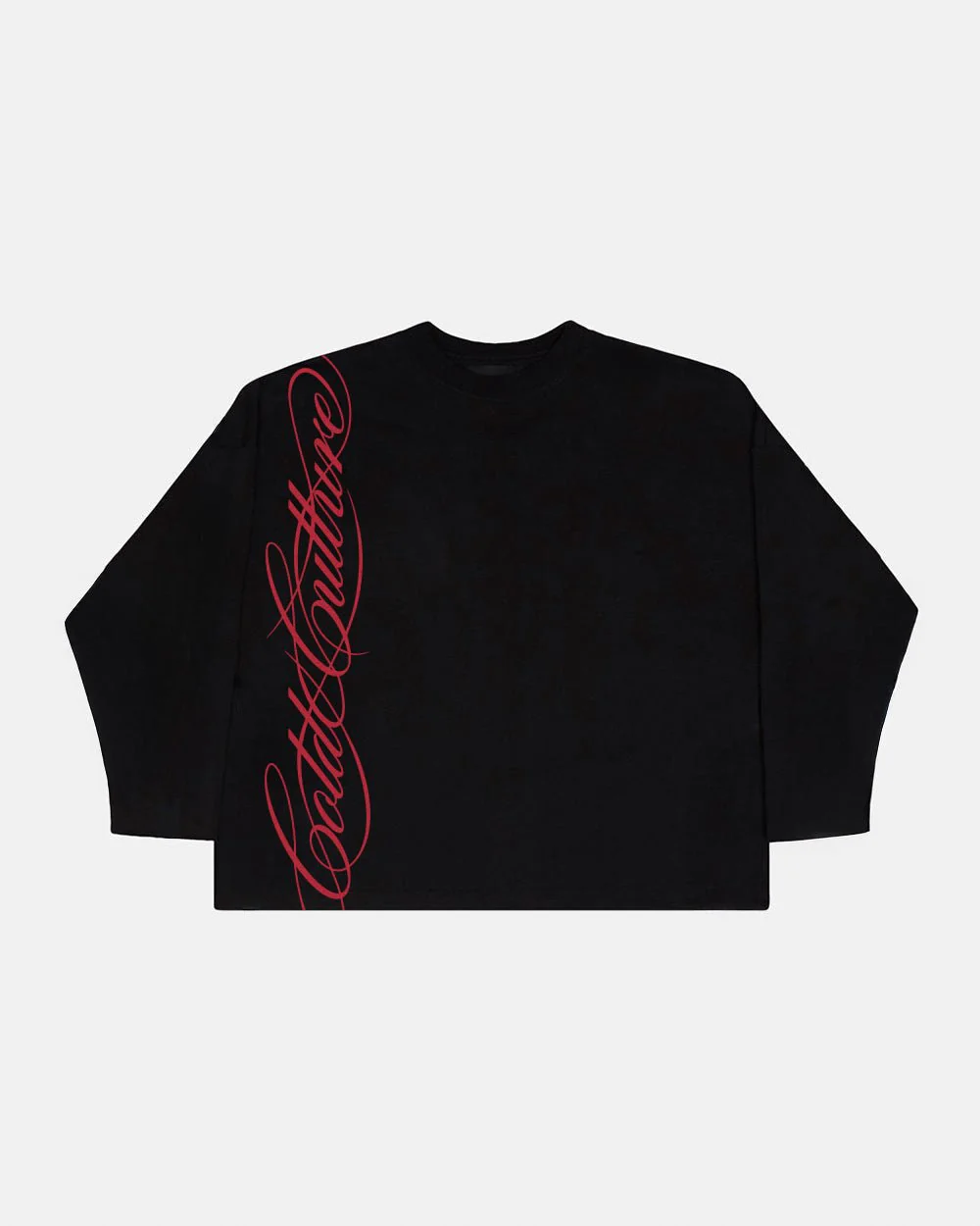 SCRIPT LONGSLEEVE BLACK