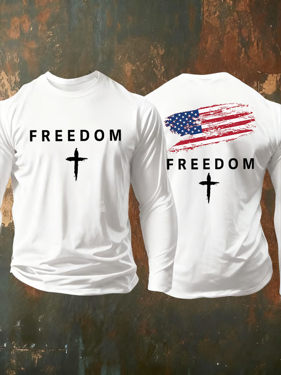 Men's Freedom Is Not Free R.I.P Charlie Kirk  Long Sleeve T-shirt