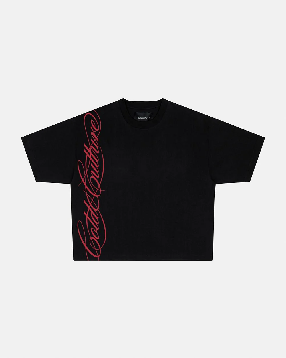 SCRIPT TEE BLACK