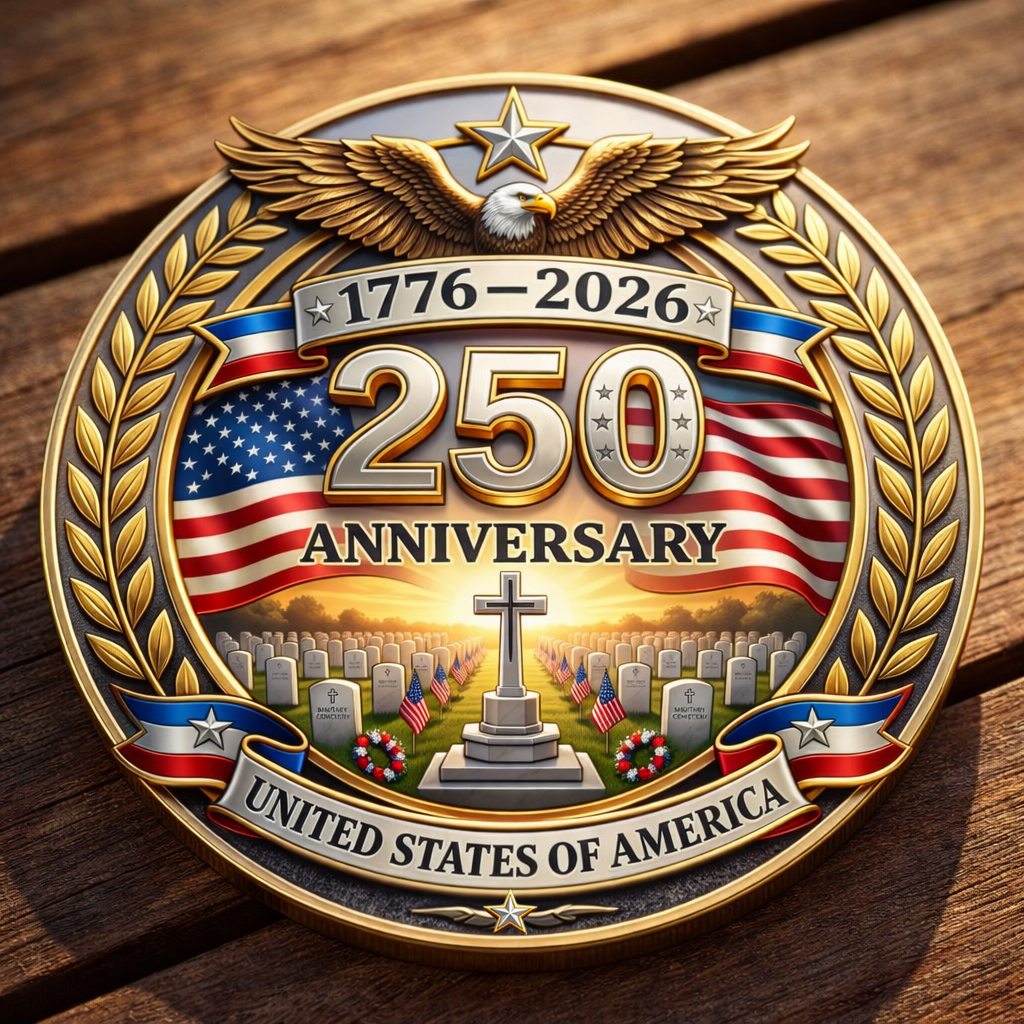 🏆Flash Sale 60% OFF - U.S 250th Anniversary Patriotic Commemorative Coin
