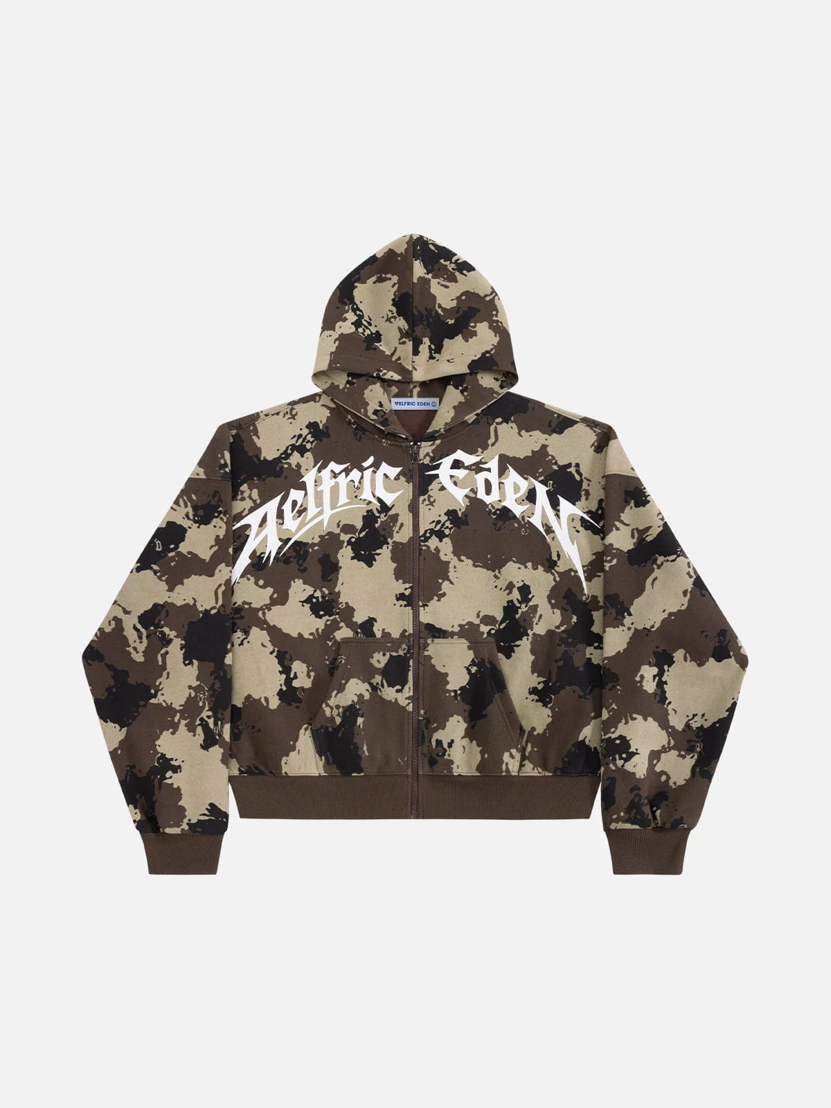 [Pre-Order] Aelfric Eden Boxy CAMO Zip Up Hoodie