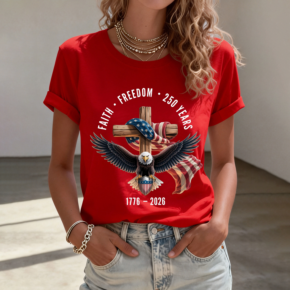 Women's 250th Anniversary Print T-Shirt