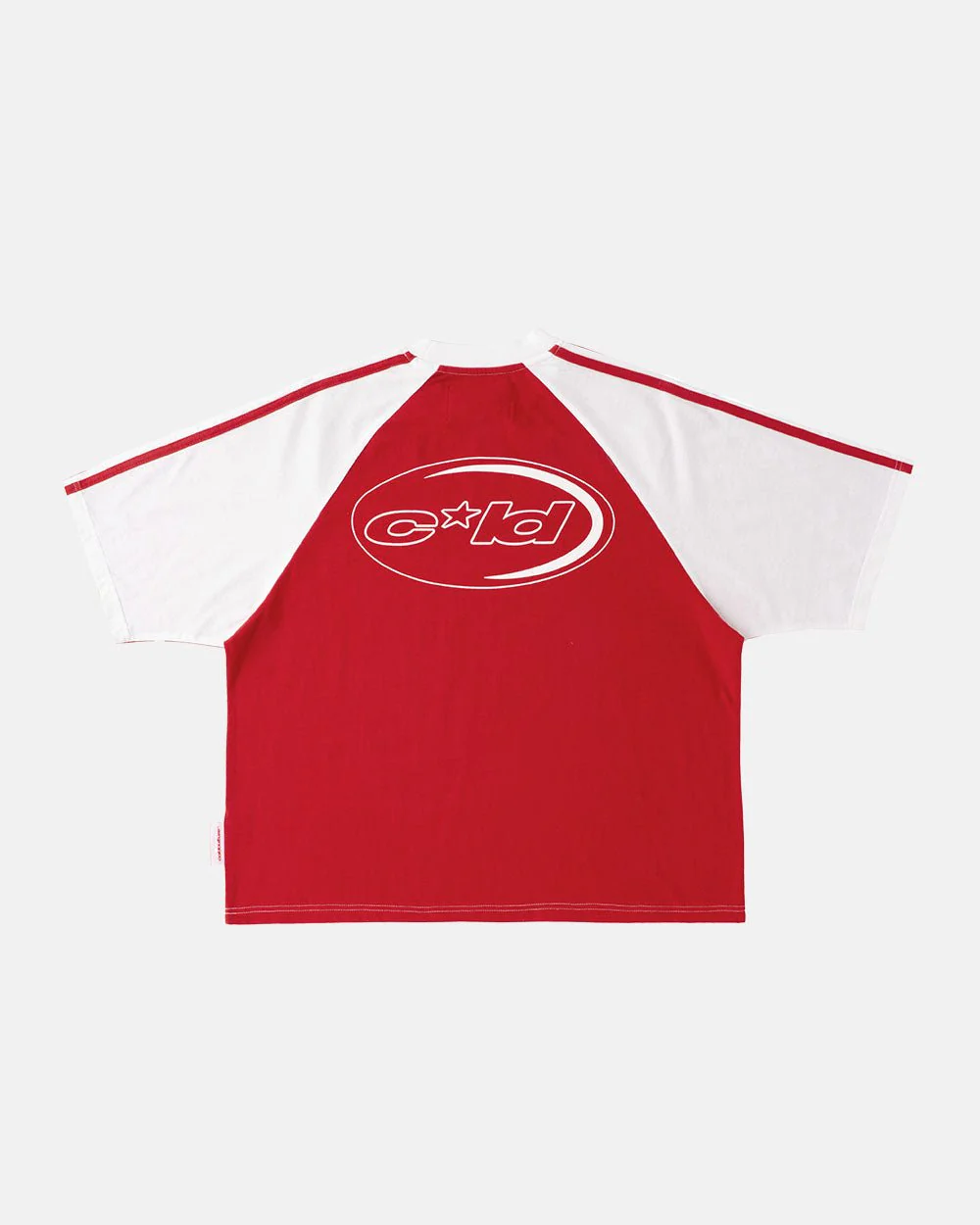 COMBO TEE WHITE/RED