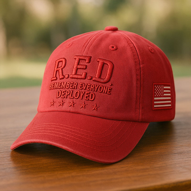 Red Friday Art Print Hat