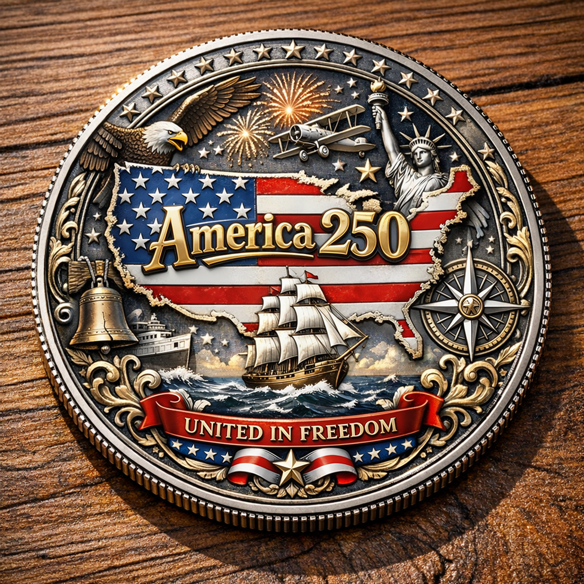 ⚡️Last Day 49% OFF - The America 250 Commemorative Coin