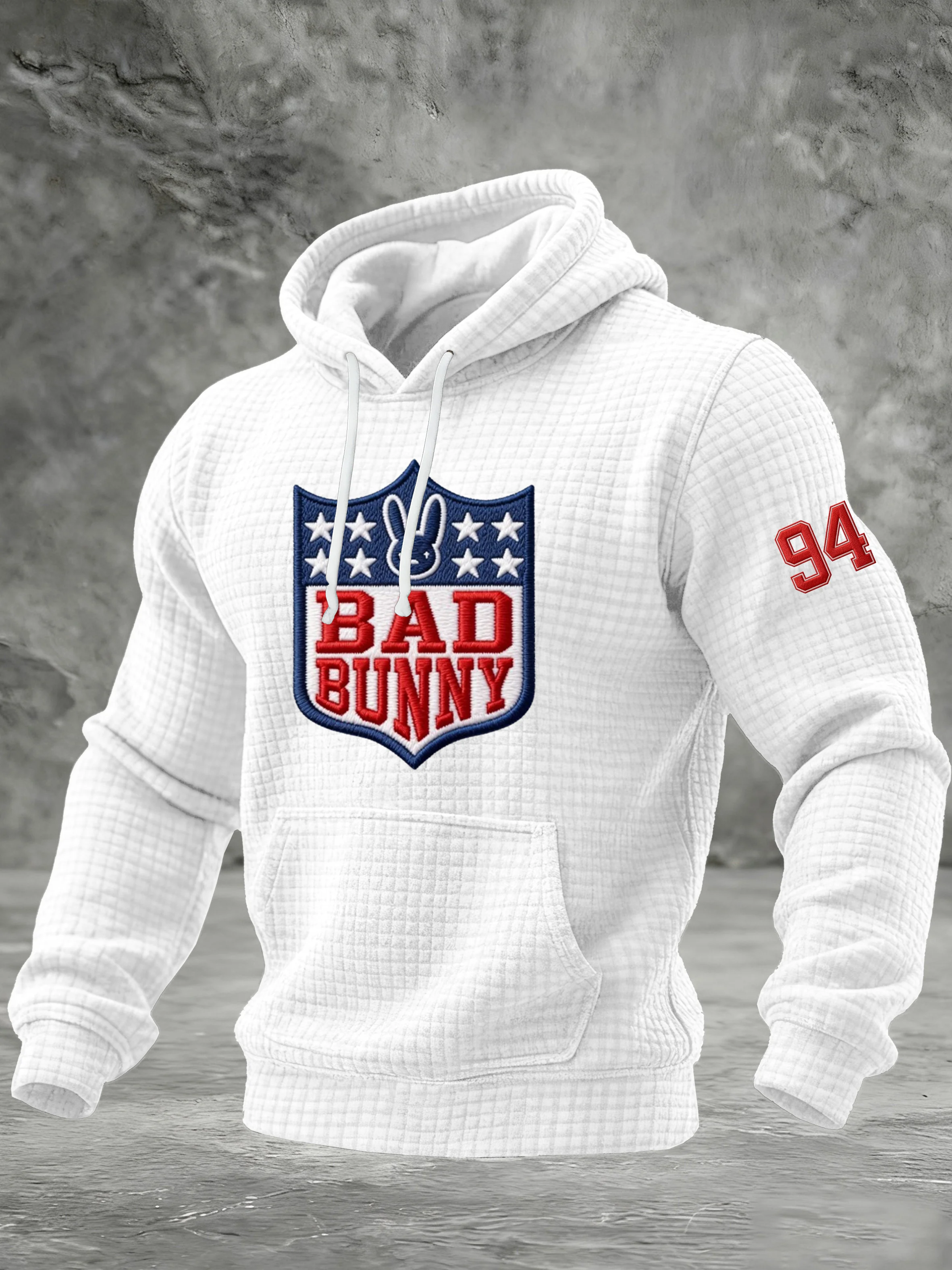 Men's Puerto Rico Print Hoodie