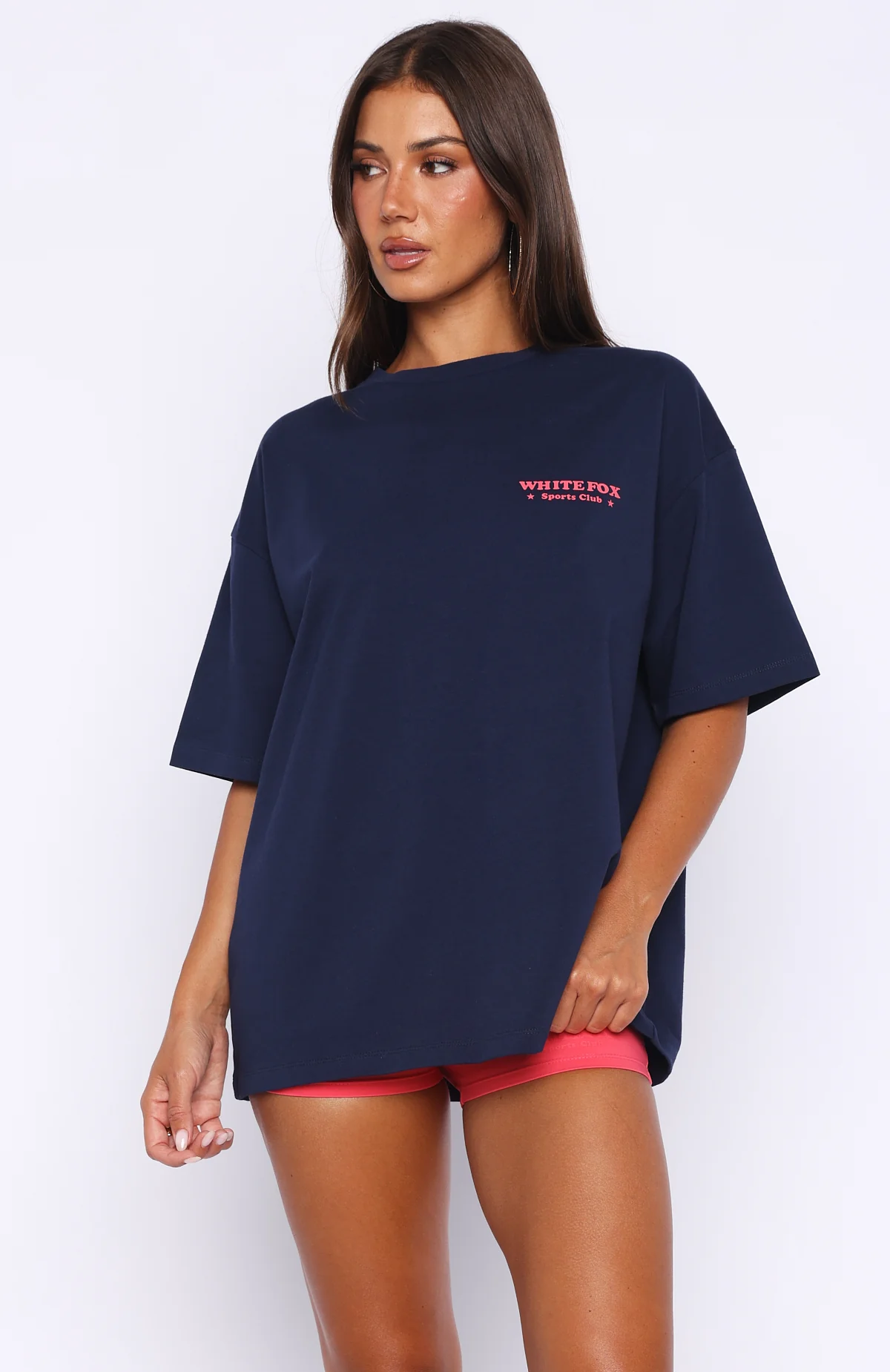 Outfit Of The Day Oversized Tee Navy