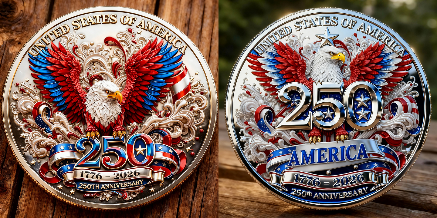 United States of America – 250th Anniversary Eagle Commemorative Coin