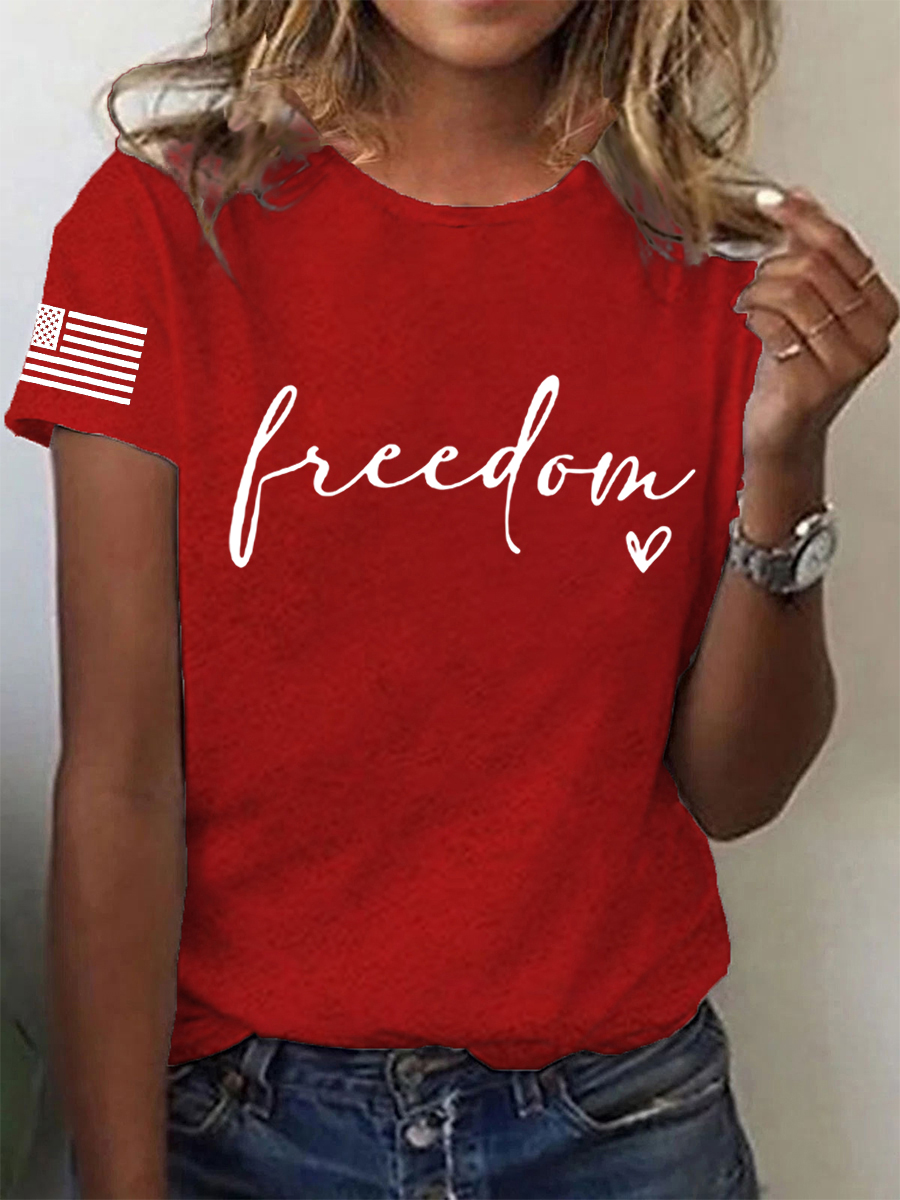 Women's Freedom Charlie Kirk Tee