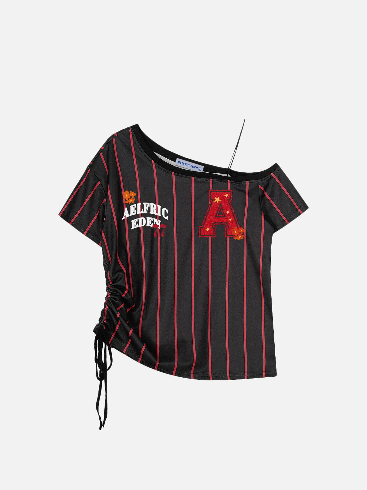 Aelfric Eden Off Shoulder Stripe Tee