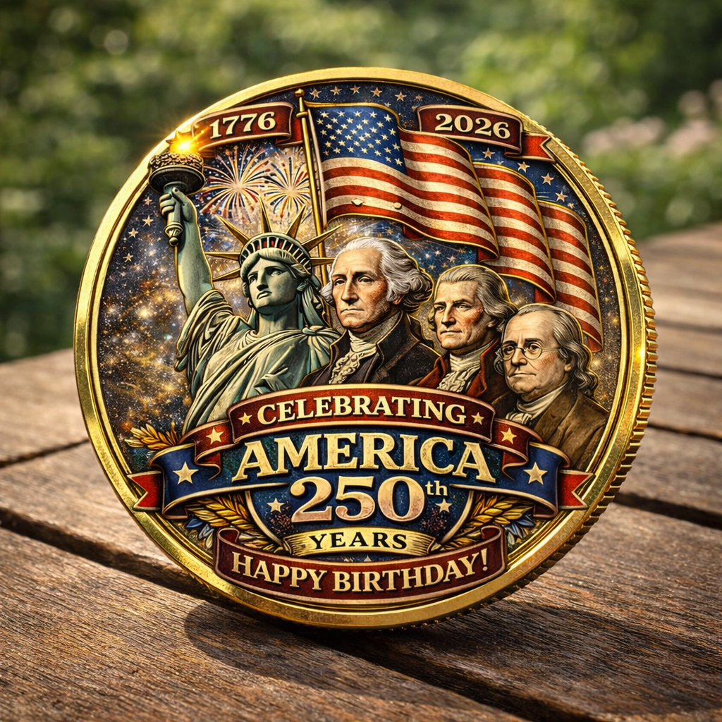 🏆Flash Sale 60% OFF - Celebrating America 250 Years Patriotic Coin