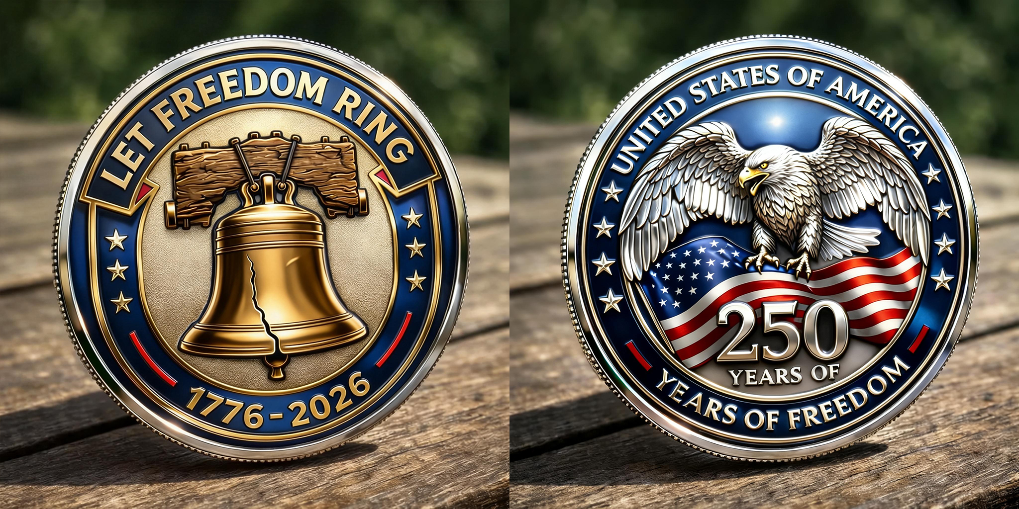 United States of America 250th Anniversary Commemorative Coin