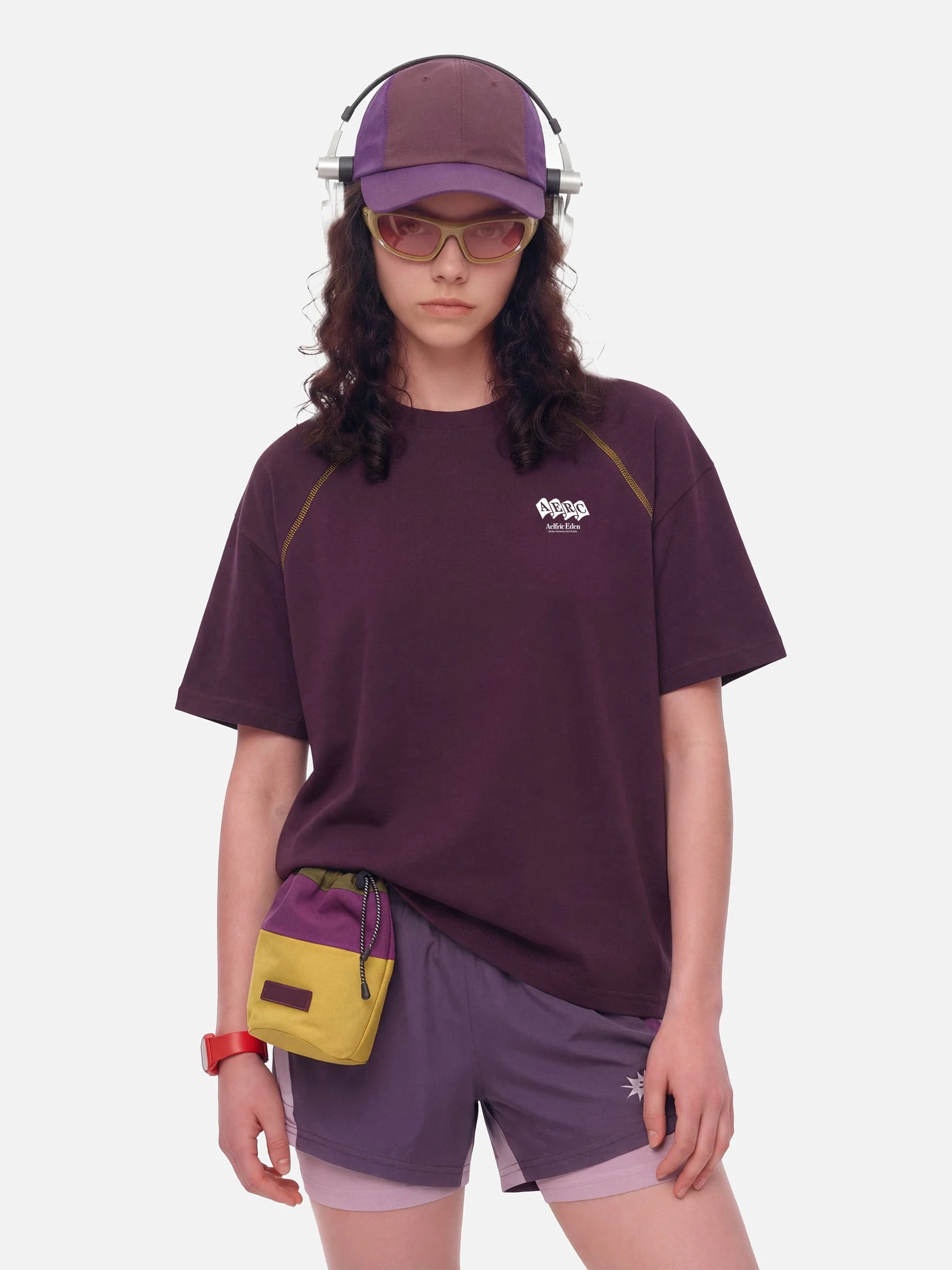 Brezzy Oversized Feather Tech Tee