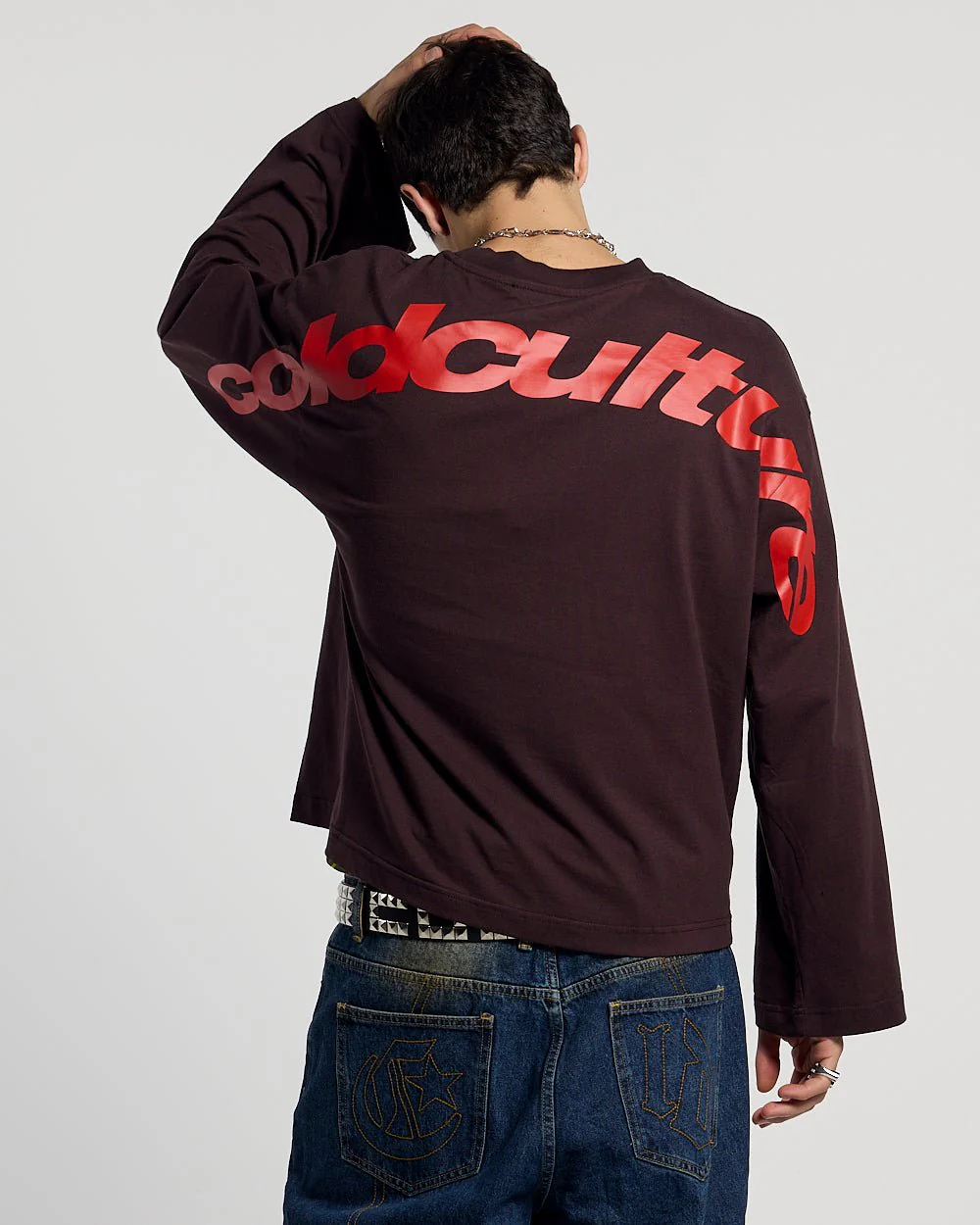 CURVED LONGSLEEVE BROWN