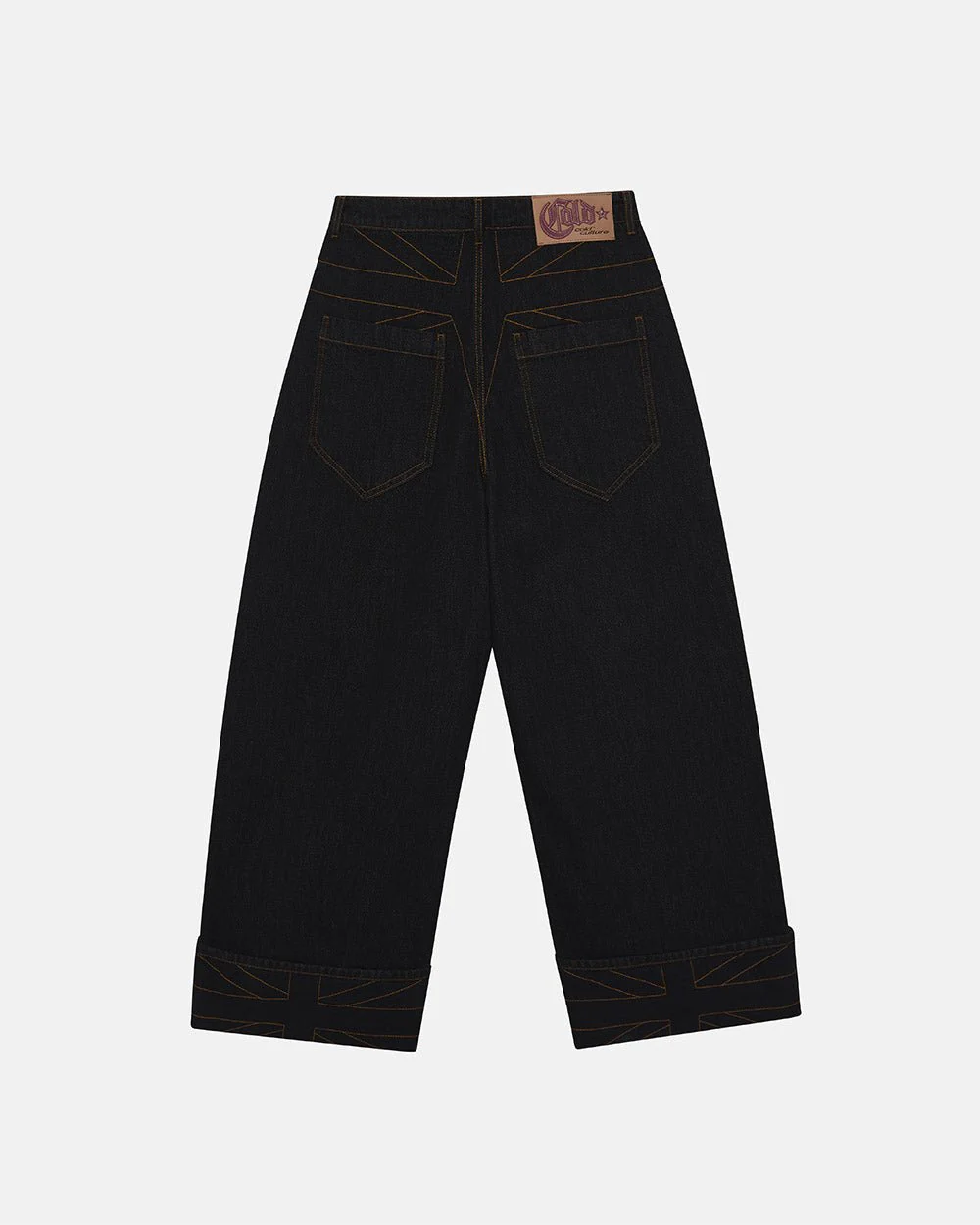 TOP BOY PANTS BLACK DENIM
