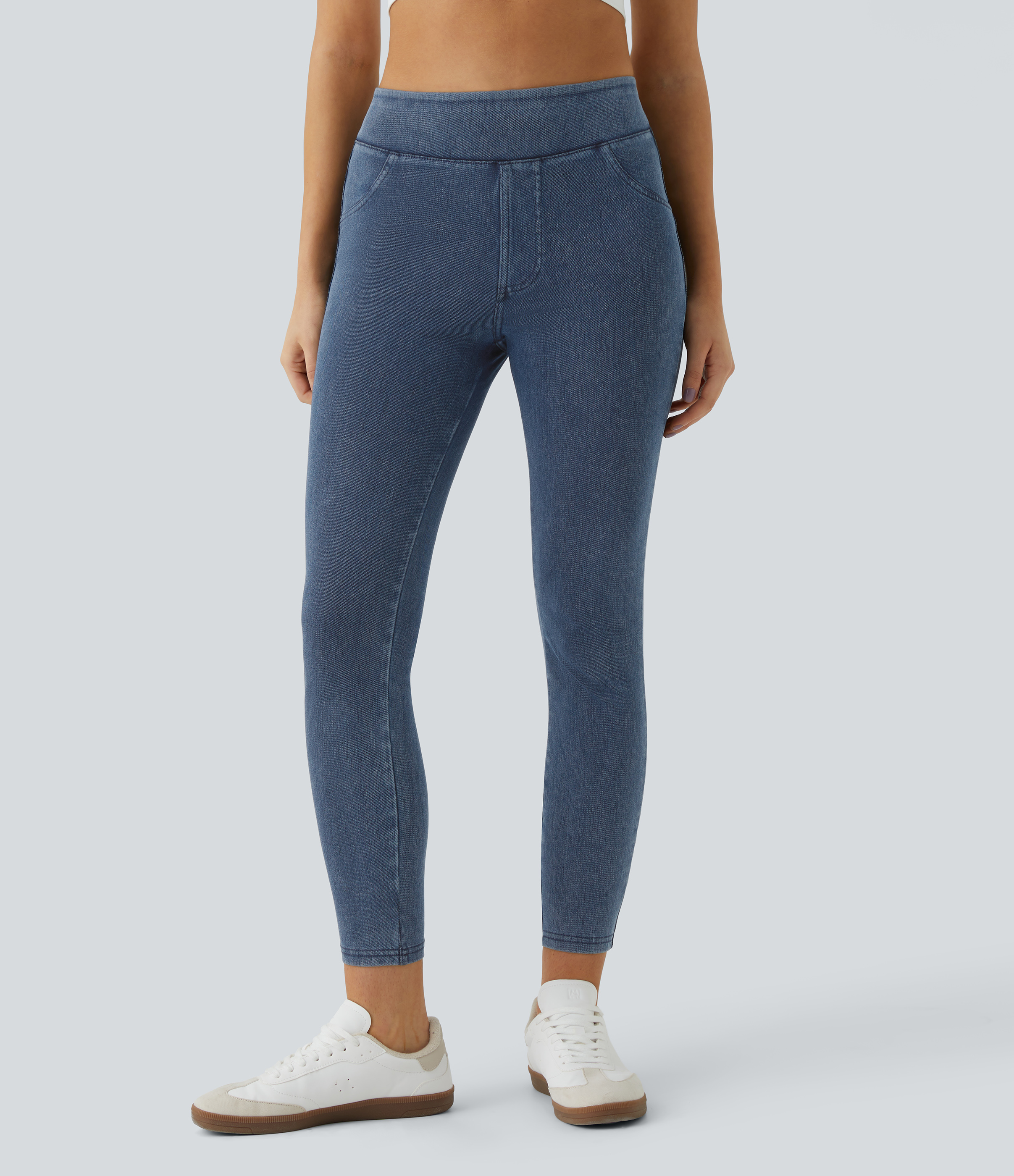 Halara Flex™ High Waisted Pocket Denim Casual Leggings