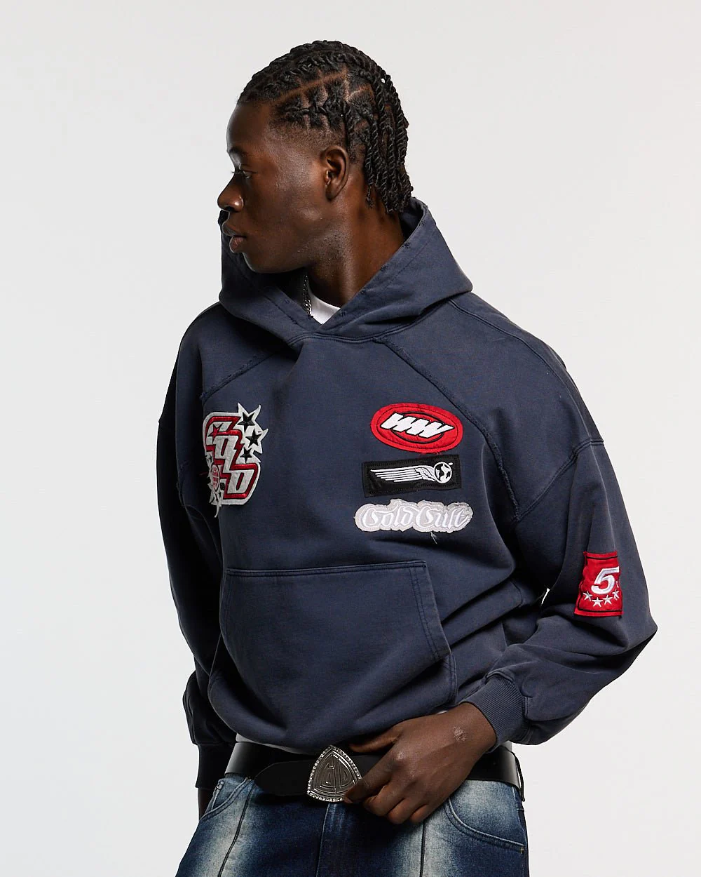 WALKER HOODIE DARK BLUE