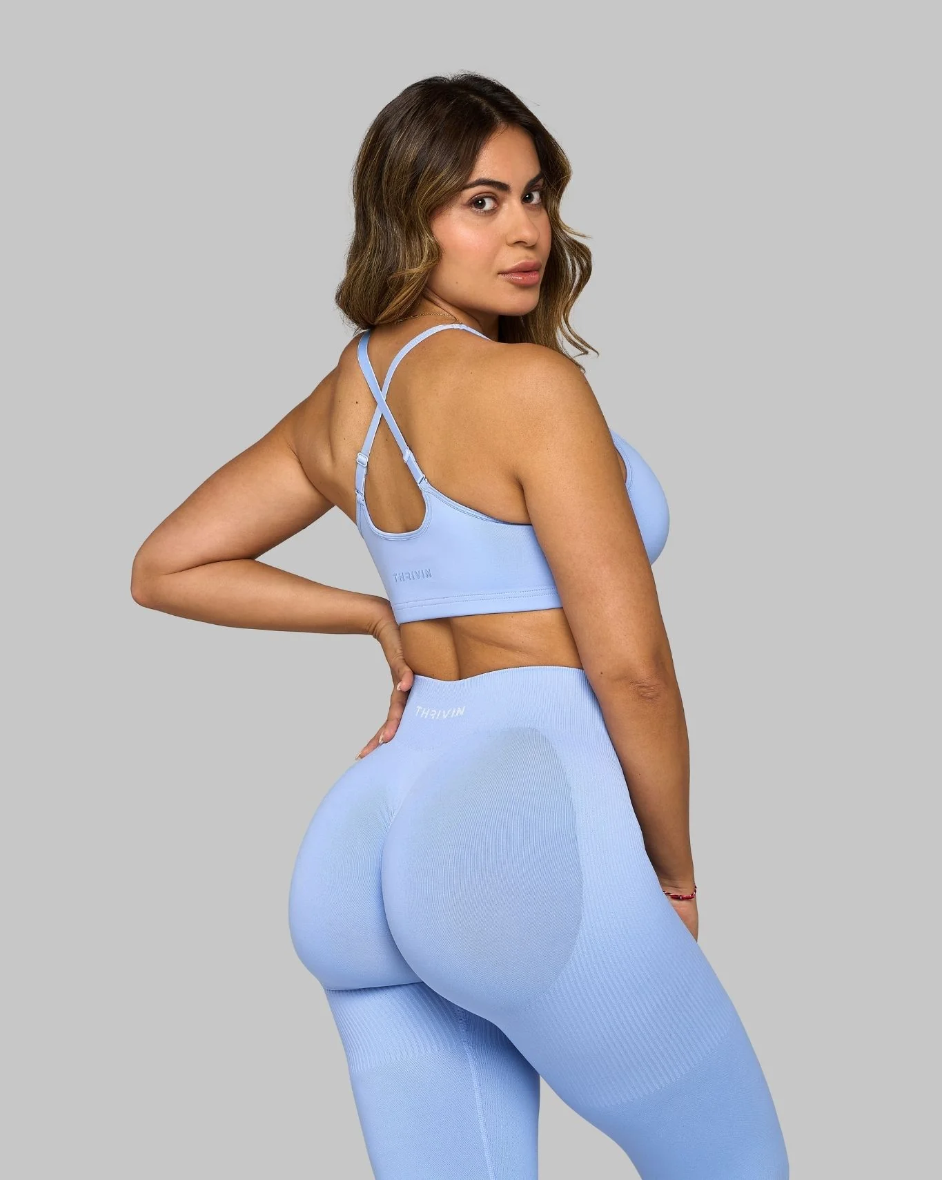 Elevate™ Sweetheart Impact Bra | Glacier