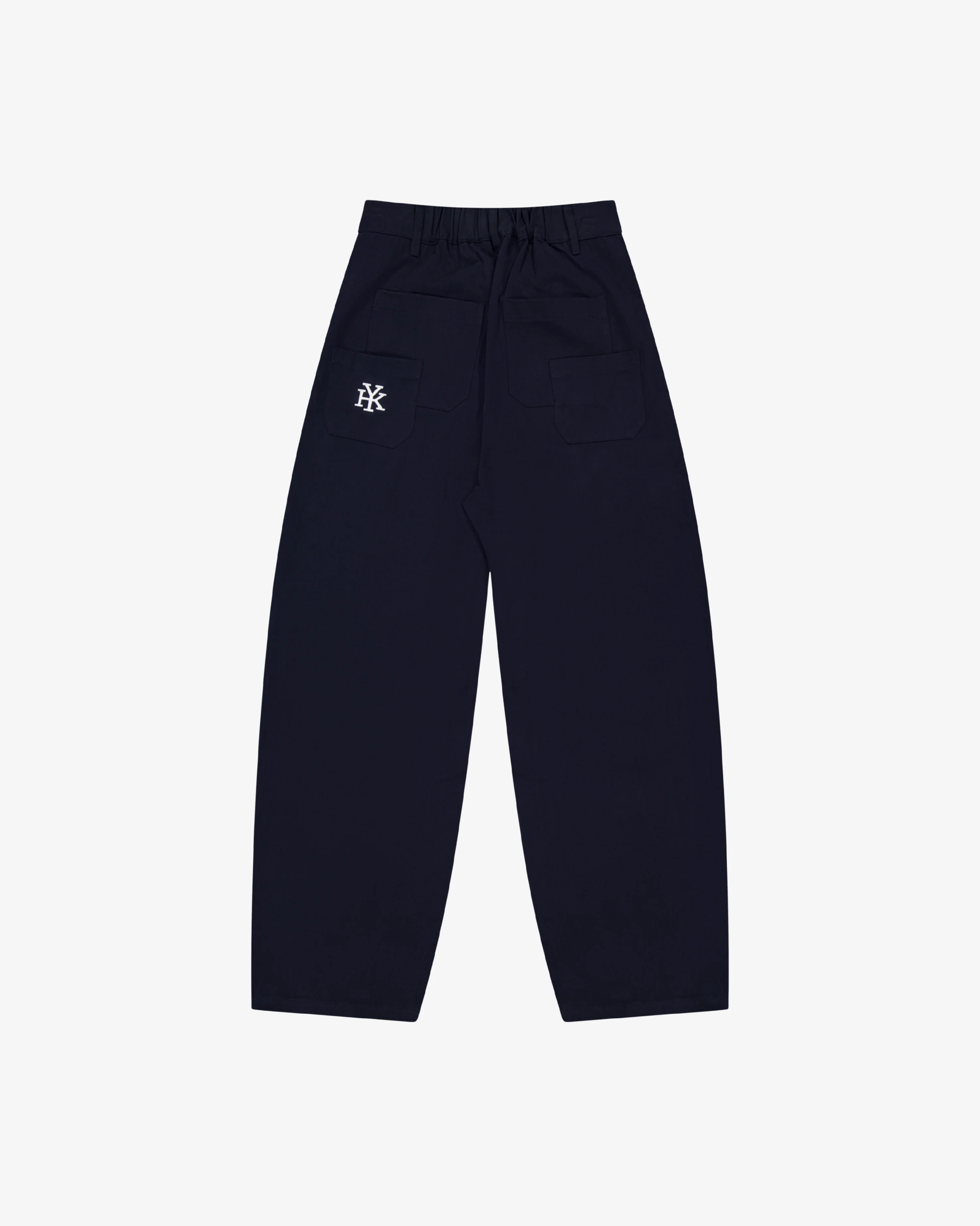 Barrel Leg Pants | Dark Navy