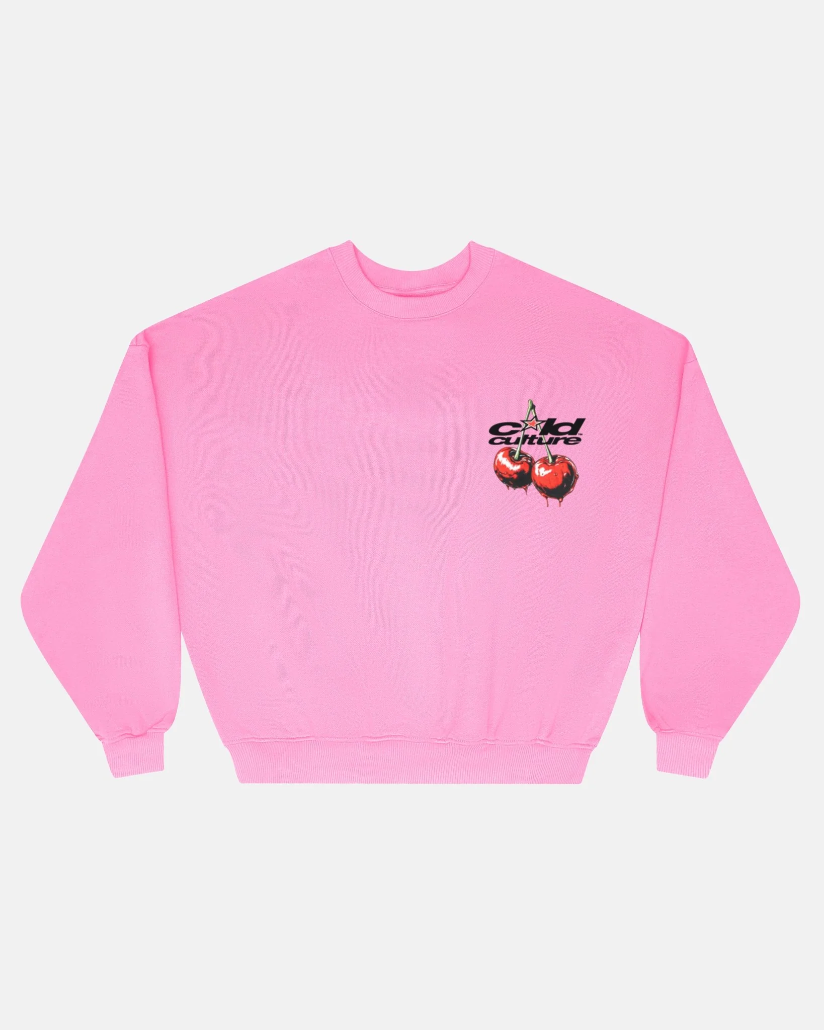 CHERRY CREWNECK PINK