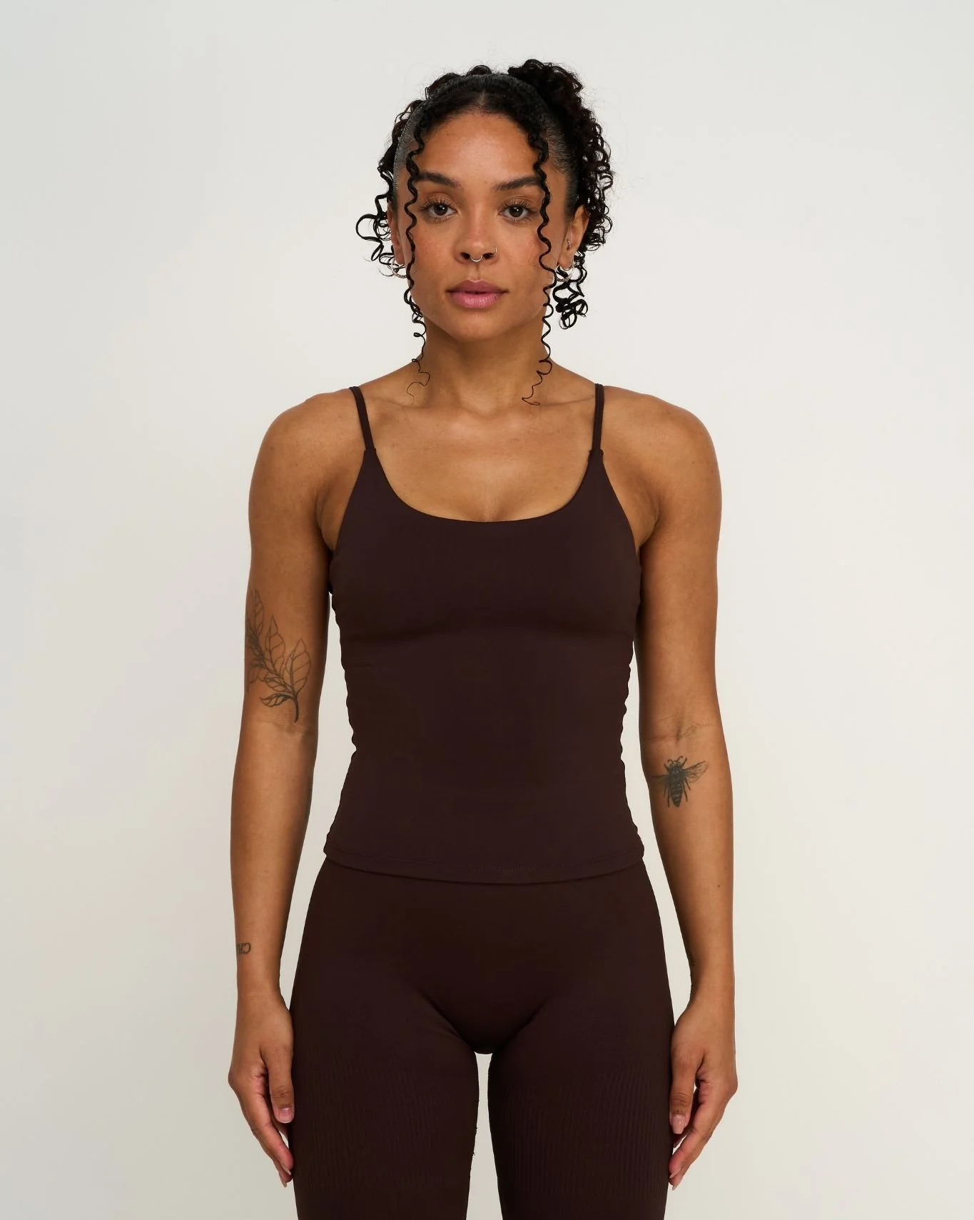 Elevate™ Sculpting Seamless Scoop Neck Cami | Coffee
