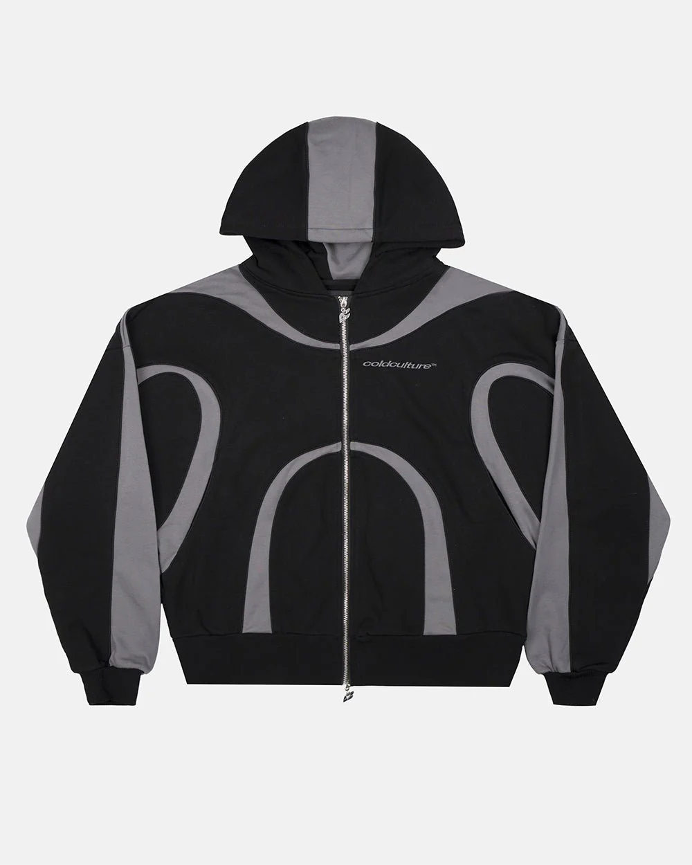 TAKE OFF ZIP HOODIE BLACK