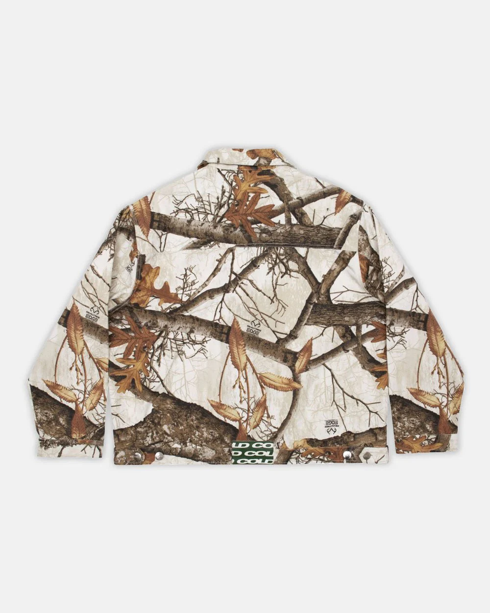 WORK ZIP JACKET REALTREE WHITE