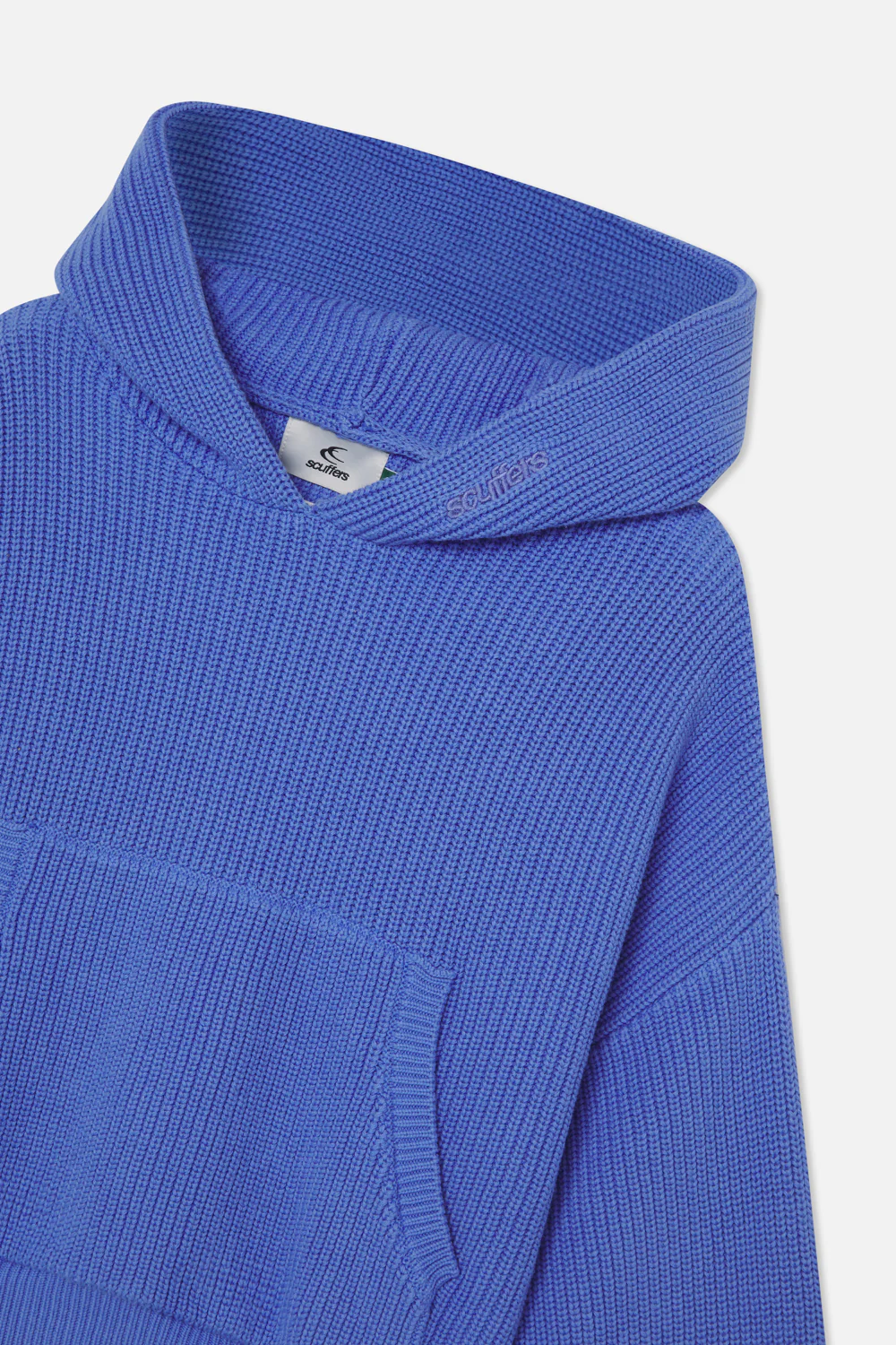 Bawdy Royal Blue Knit Hoodie