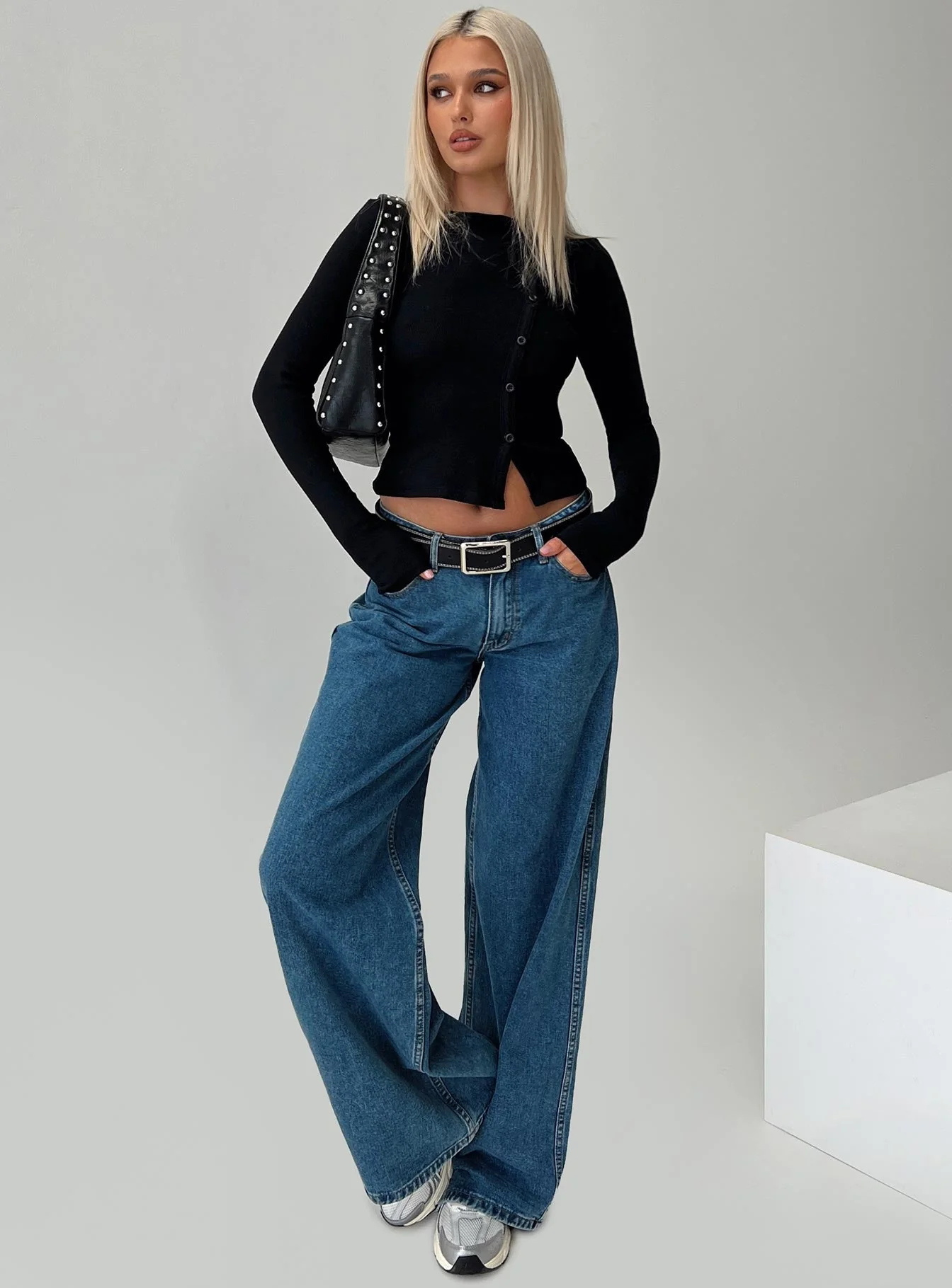 Passoni Long Sleeve Top Black