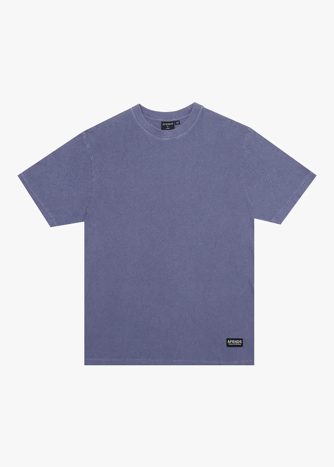 AFENDS Mens Classic - Retro Tee - Vintage Aubergine
