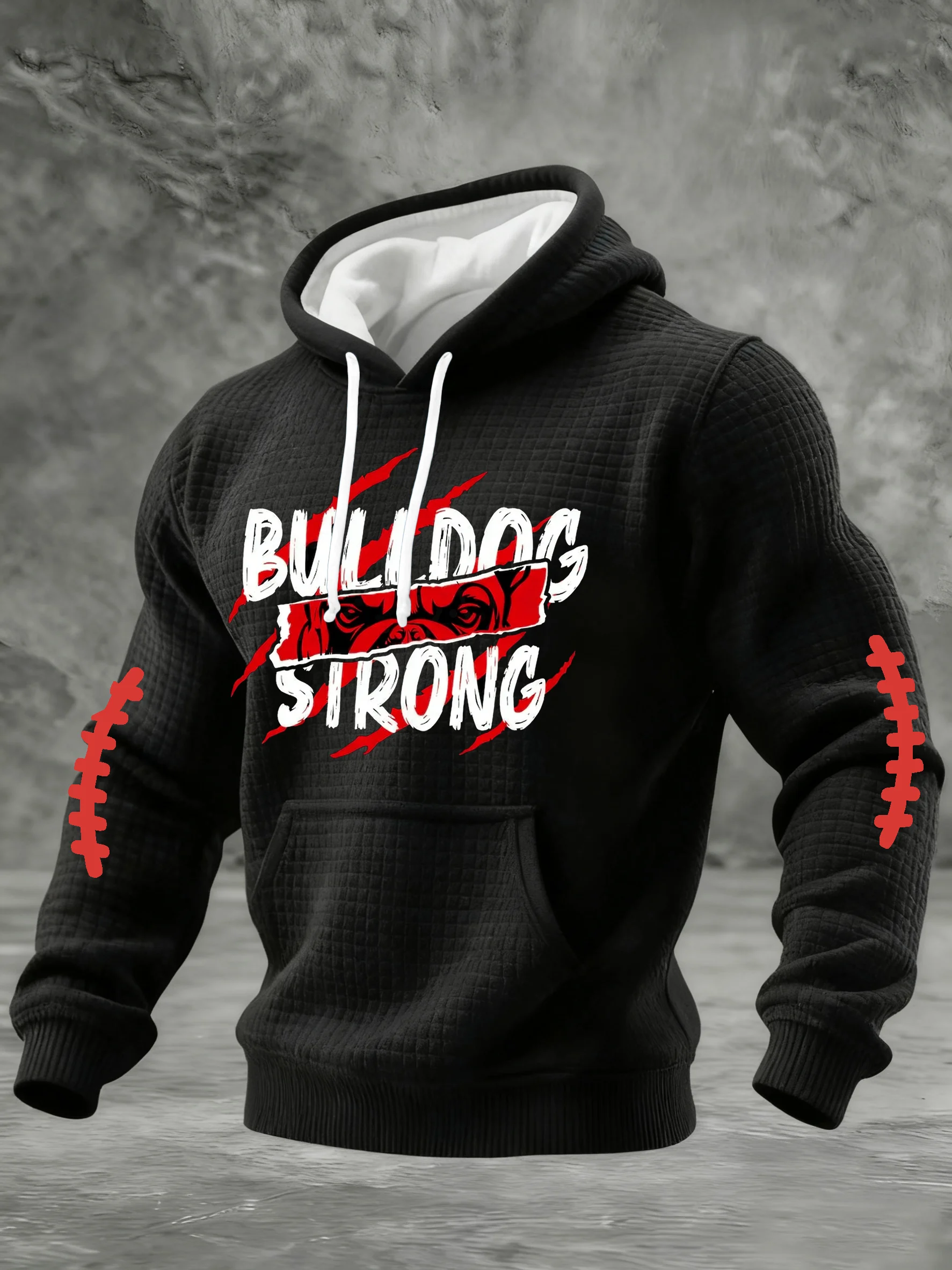 Men's Casual Rugby Print Sweatshirt