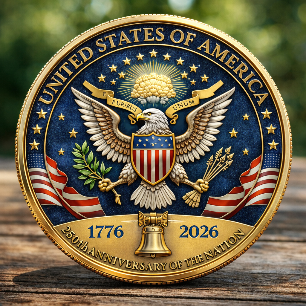 🏆U.S 250th Anniversary Commemorative Coin