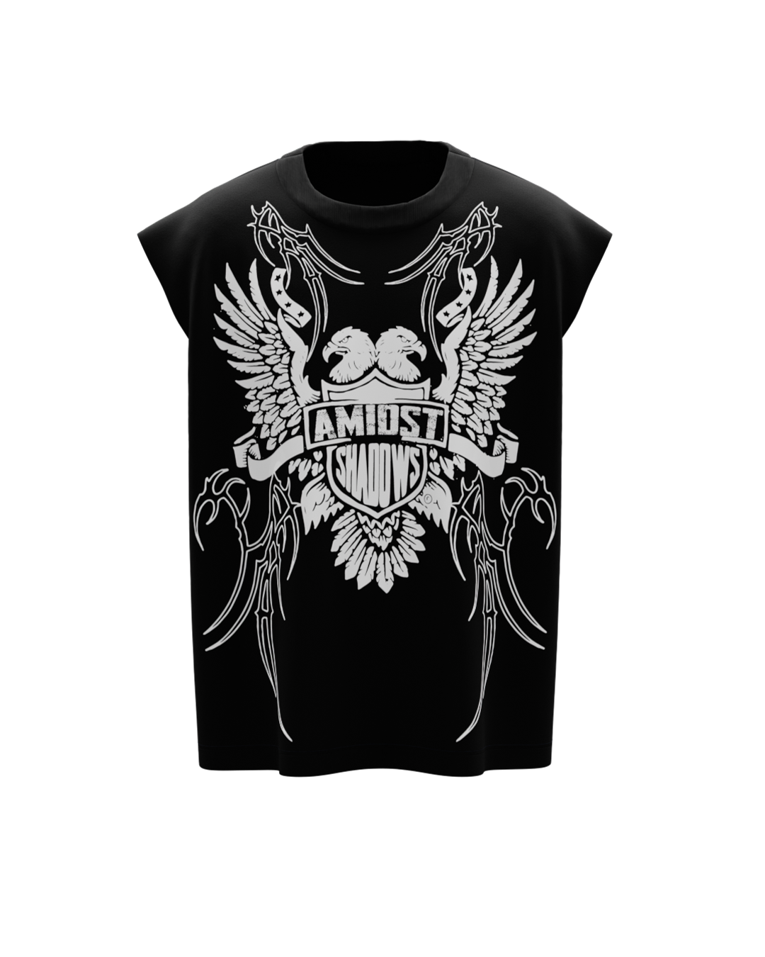 Black Apex Unisex Boxy Vest