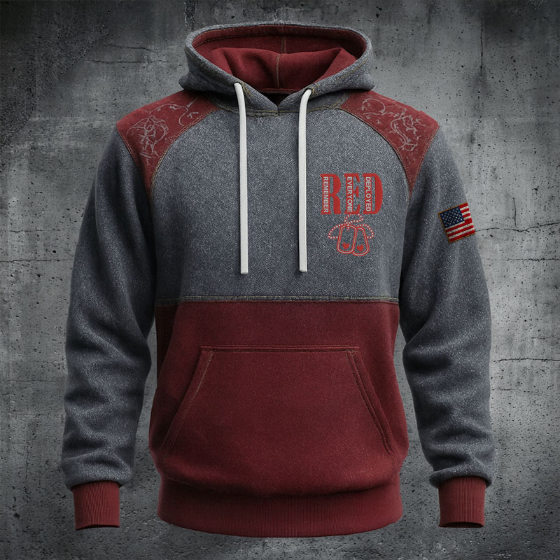 Red Friday Art Print Hoodie