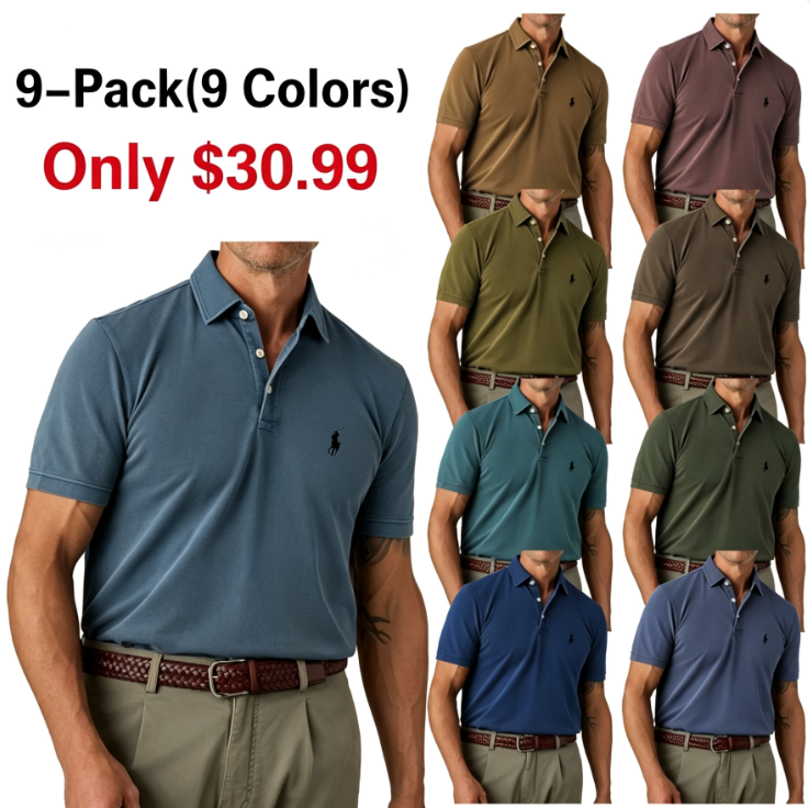 Short-Sleeve Sunwashed Pique Polo