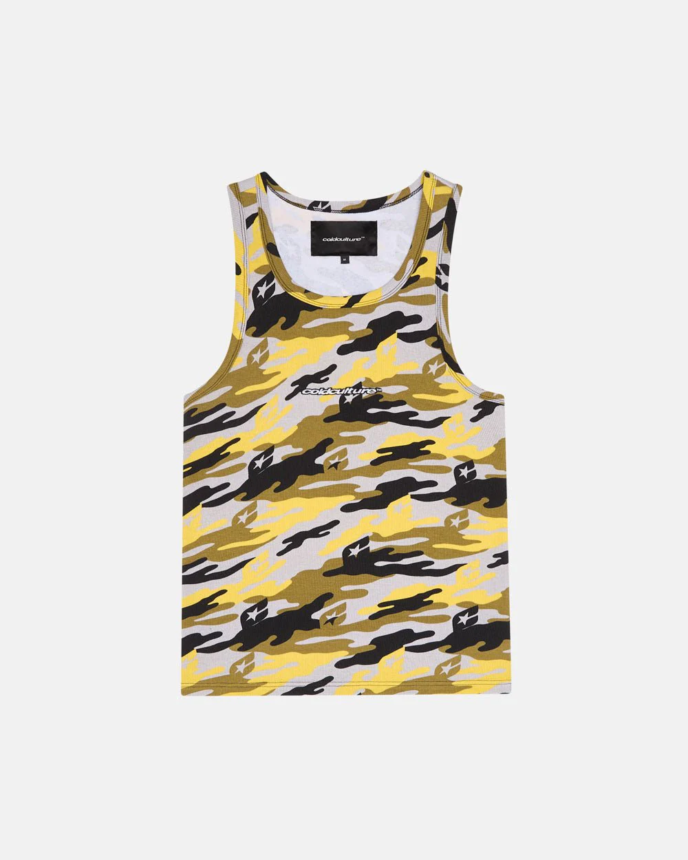 CAMO TANK TEE YELLOW