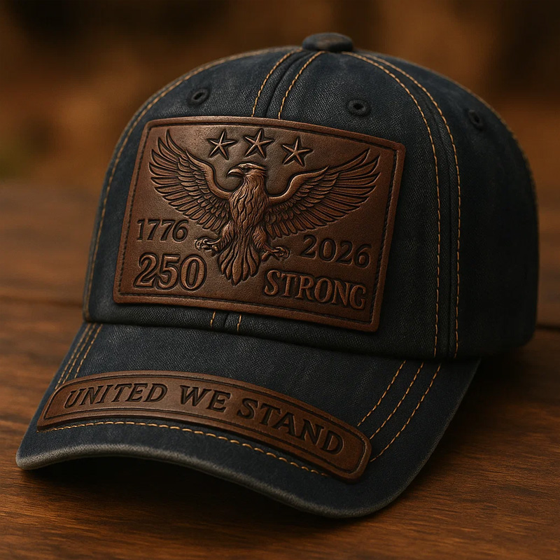 US 250th Anniversary Vintage Art Printed Casual Hat
