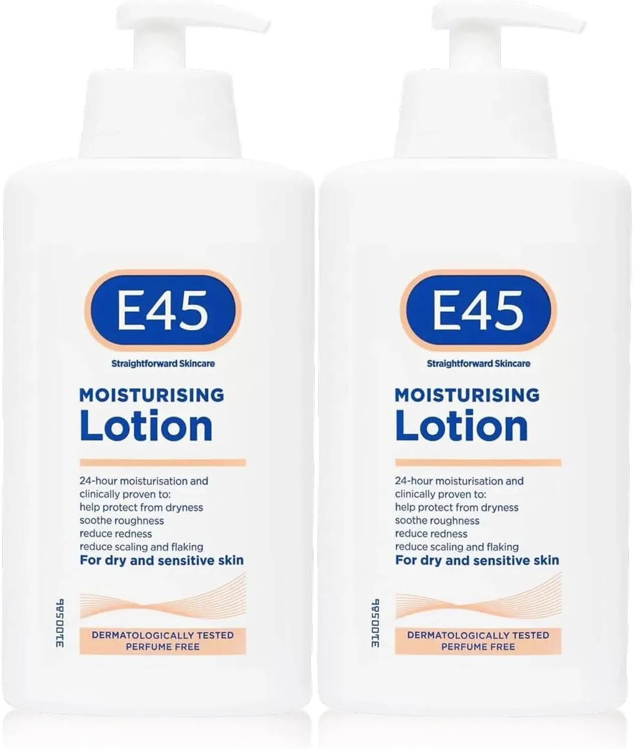 E45 Dermatological Moisturising Body Lotion for Dry Skin, 500ml