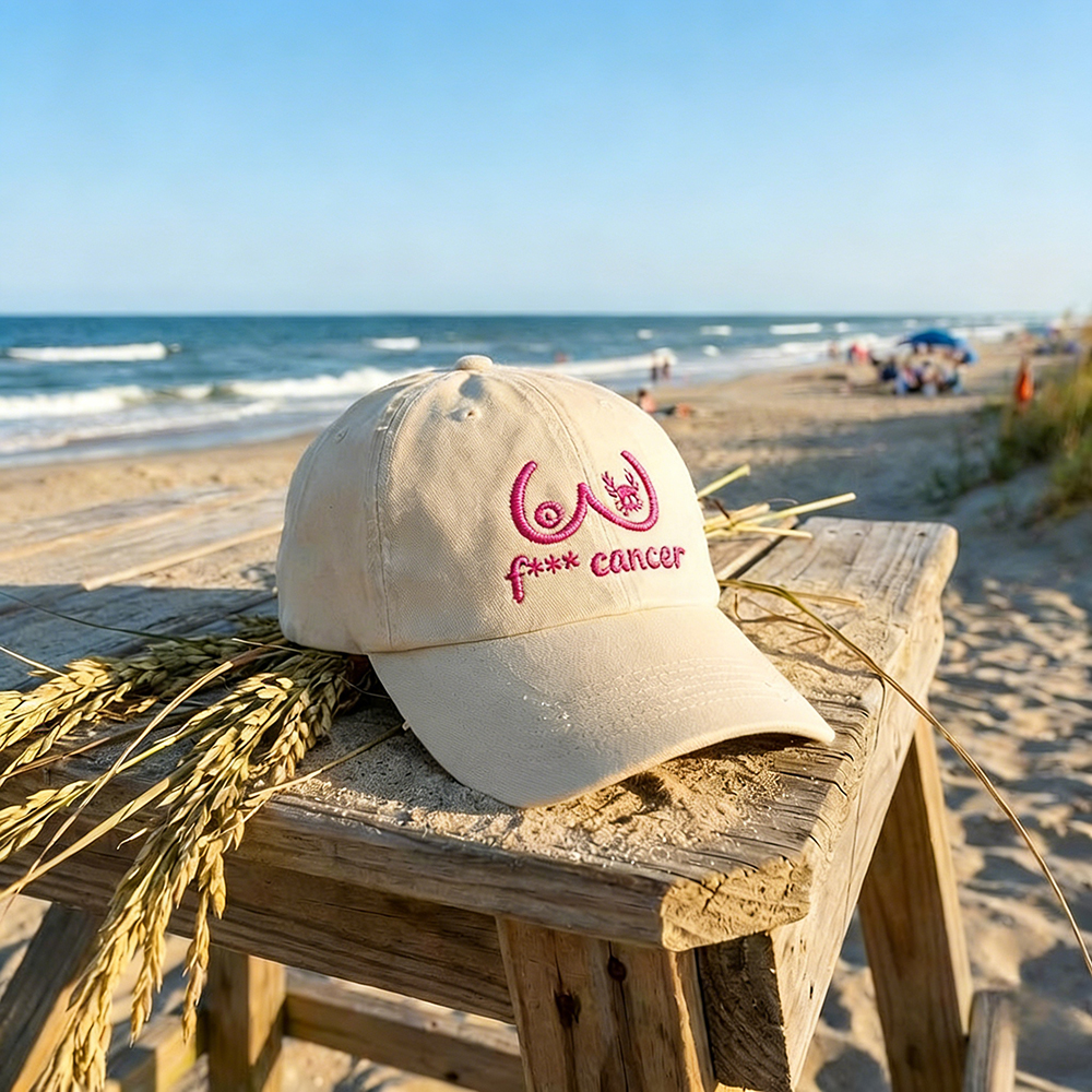 Breast Cancer Awareness F*** Cancer Comfy Baseball Cap